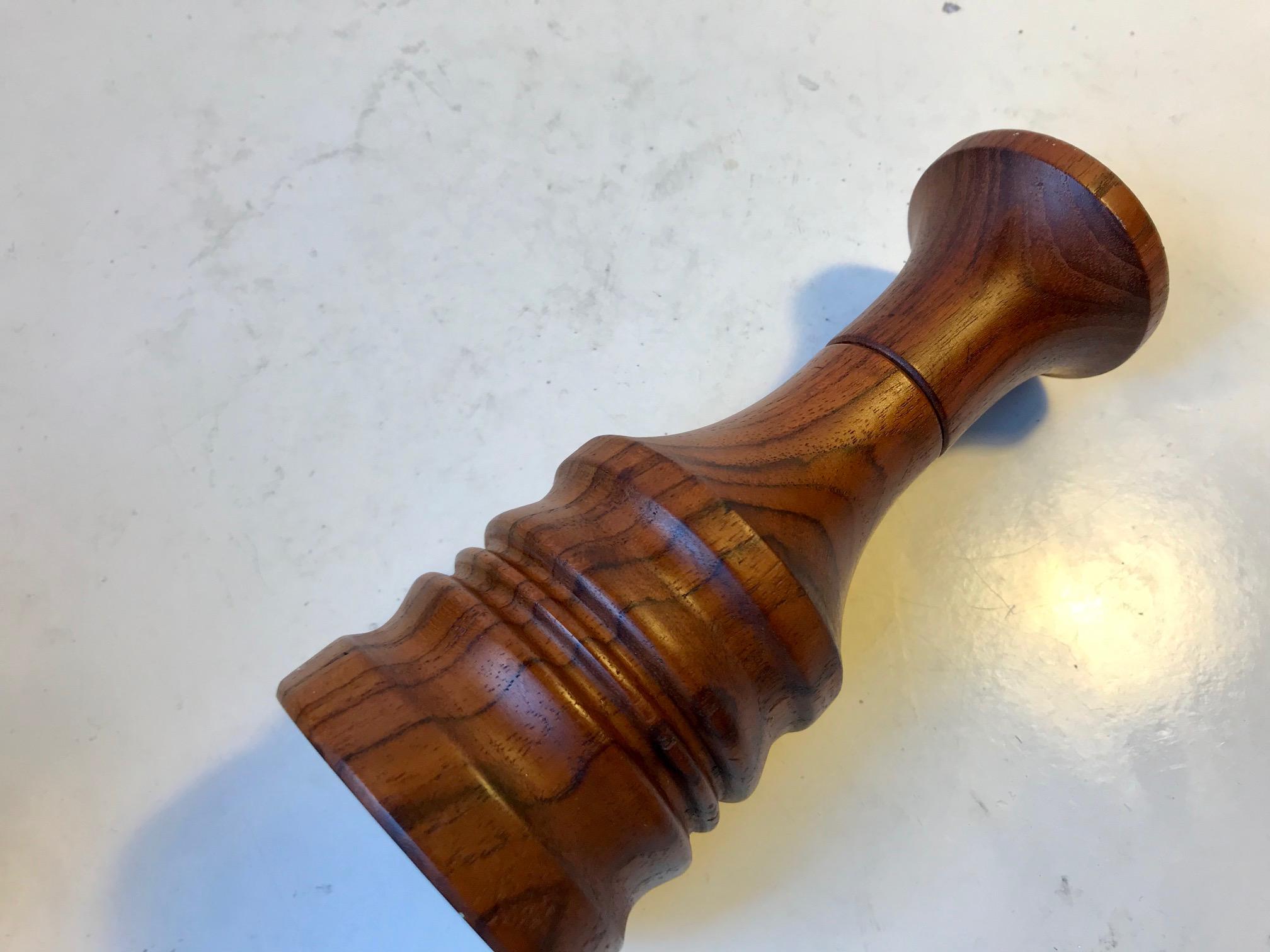 Danish Rare Quistgaard Salt and Pepper Mill in Teak, 1960s