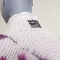 rare RAF SIMONS 2022 Philippe Vandenberg Hand Embroidered Painting Cape scarf