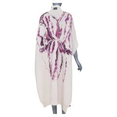 rare RAF SIMONS 2022 Philippe Vandenberg Hand Embroidered Painting Cape scarf