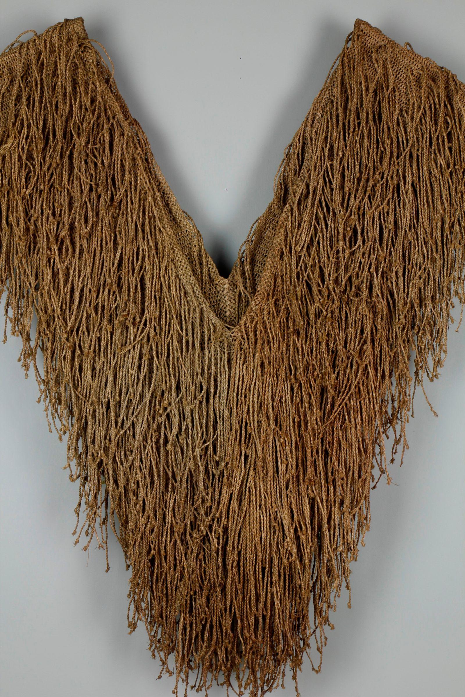 Seltener Raffia Fibre Pygmy Baby Sling oder Carrier, DRC (Stammeskunst) im Angebot