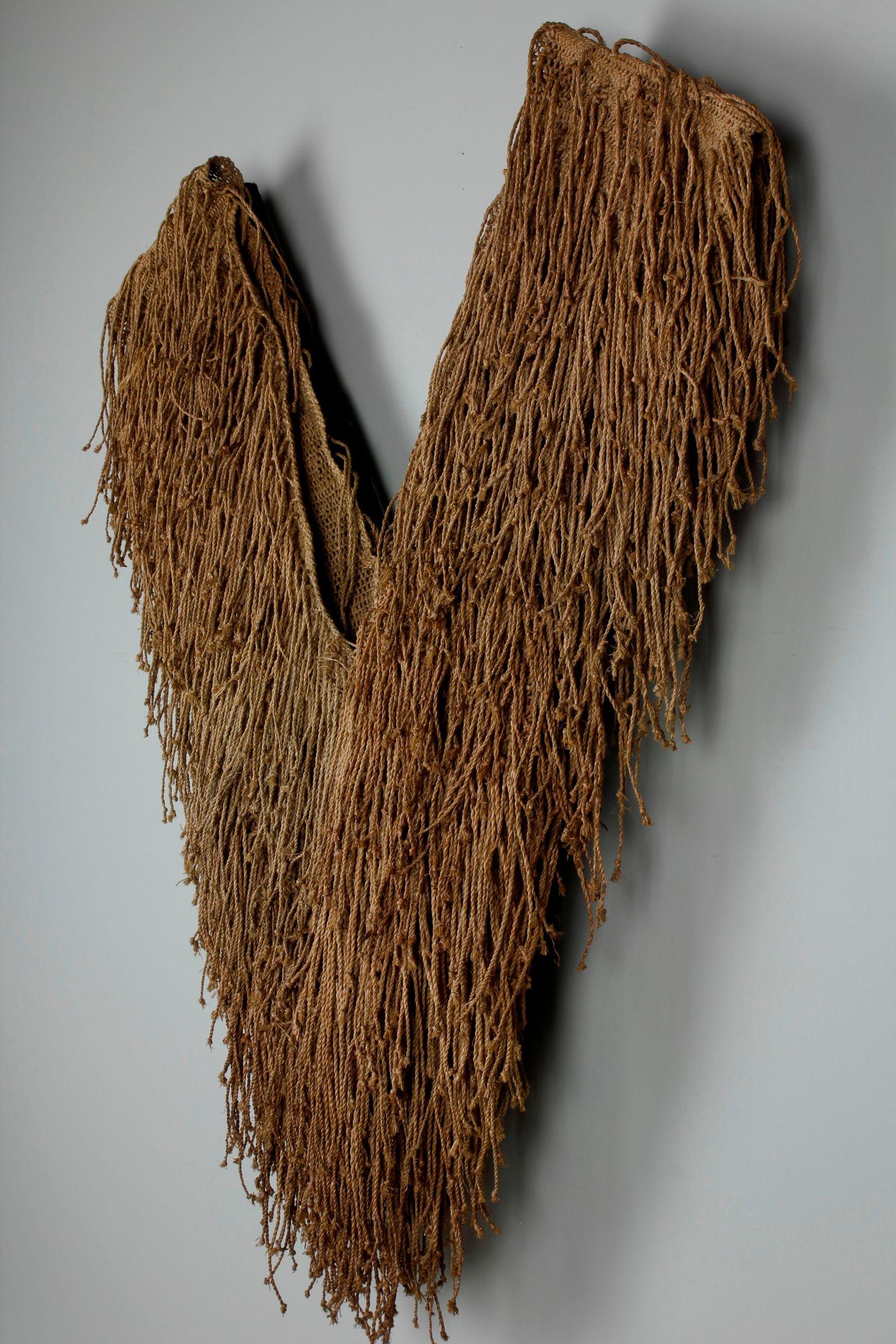 Seltener Raffia Fibre Pygmy Baby Sling oder Carrier, DRC (Kongolesisch) im Angebot