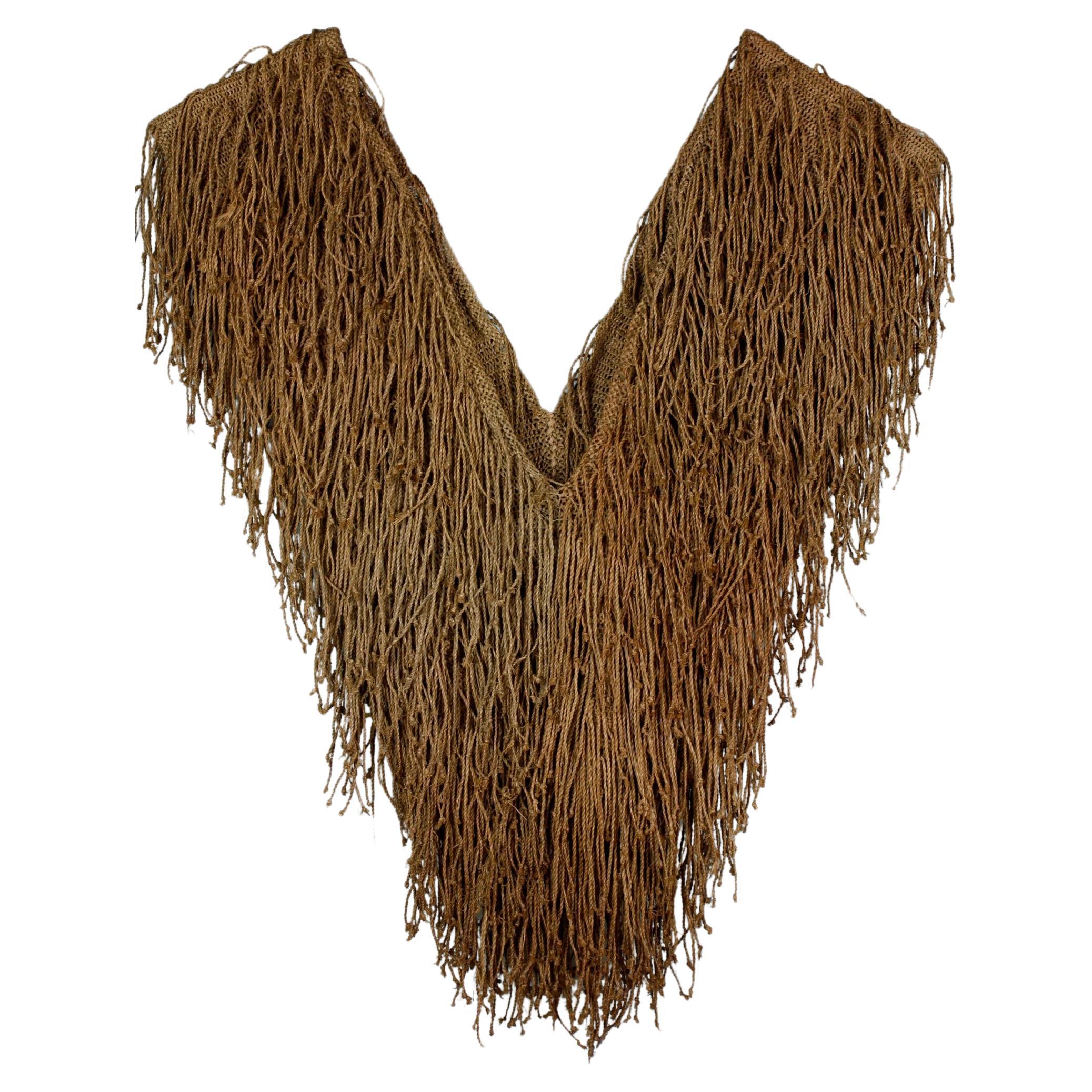 Seltener Raffia Fibre Pygmy Baby Sling oder Carrier, DRC