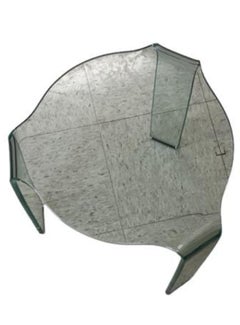 Rara mesa auxiliar de cristal Ragno de Fiam