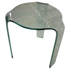 Seltener Beistelltisch aus Ragno-Glas von Fiam