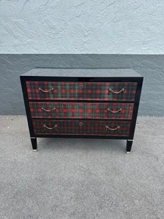 Rare Ralph Lauren Dresser Plaid Chest of Drawers BROOK STREET