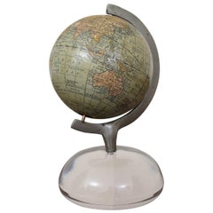 Vintage Rare Rand McNally & Co. "New 3" Terrestrial Globe