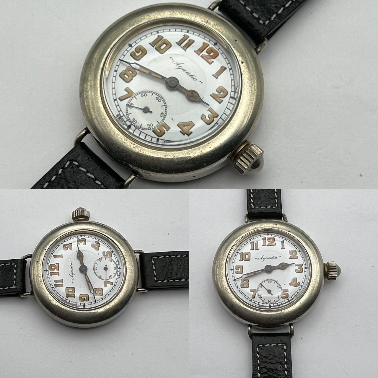 Art Deco Rare, Rare, Harrods/Fortis Water Resistant Dive Watch WW1, Nickel For Sale