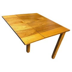 Rare Ratten 3 Gate Leg Drop Leaf Sewing Table w/ Mahogany Top