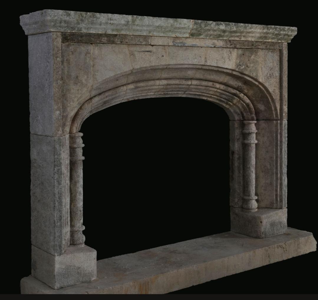 limestone mantel