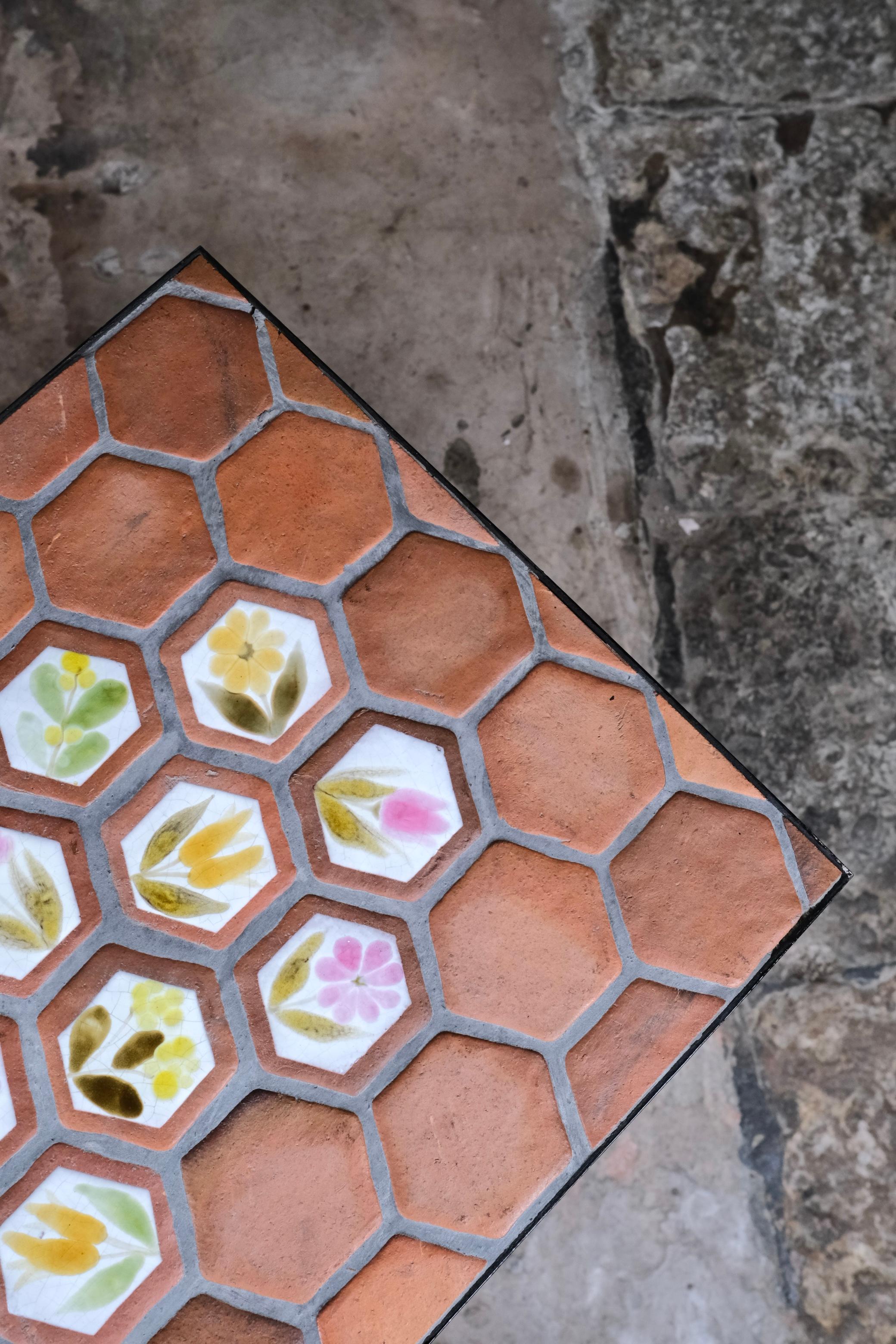 Raro tavolino rettangolare in ceramica di Roger Capron, Francia, anni '60 in vendita 7