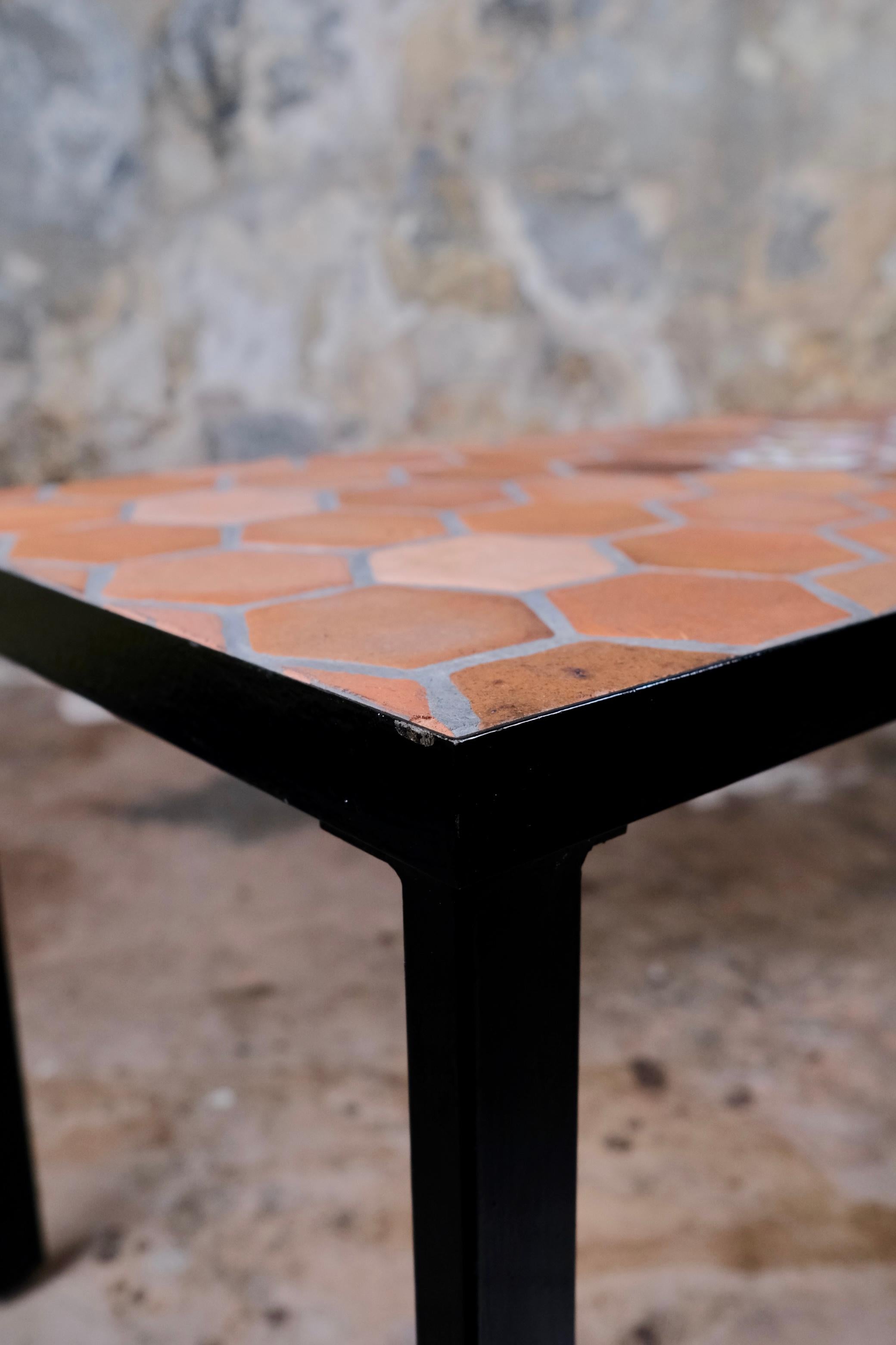 Raro tavolino rettangolare in ceramica di Roger Capron, Francia, anni '60 in vendita 8