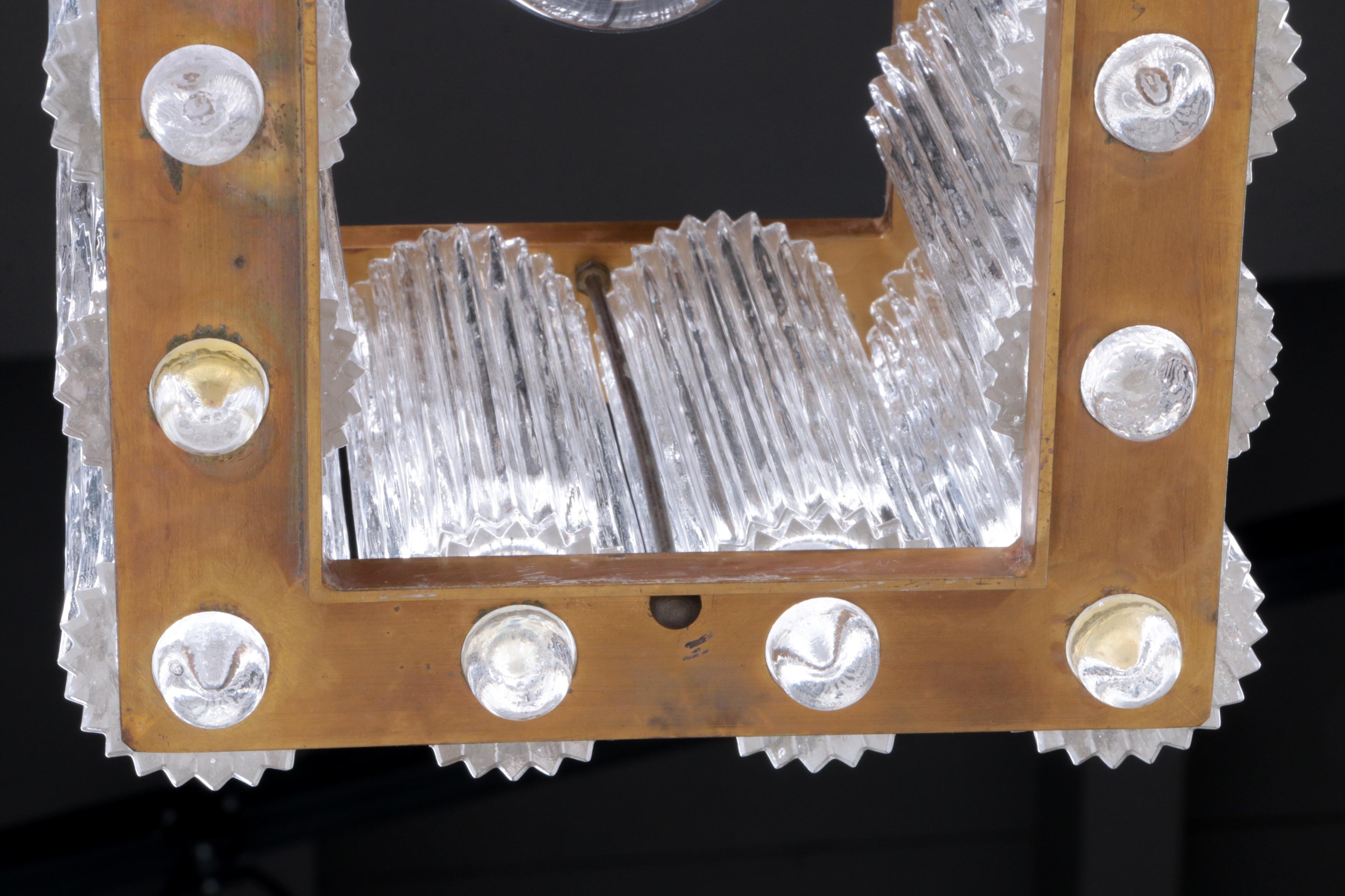 Rare Rectangular Pendant Lamp Nordlys Light by Eric Warna For Sale 5