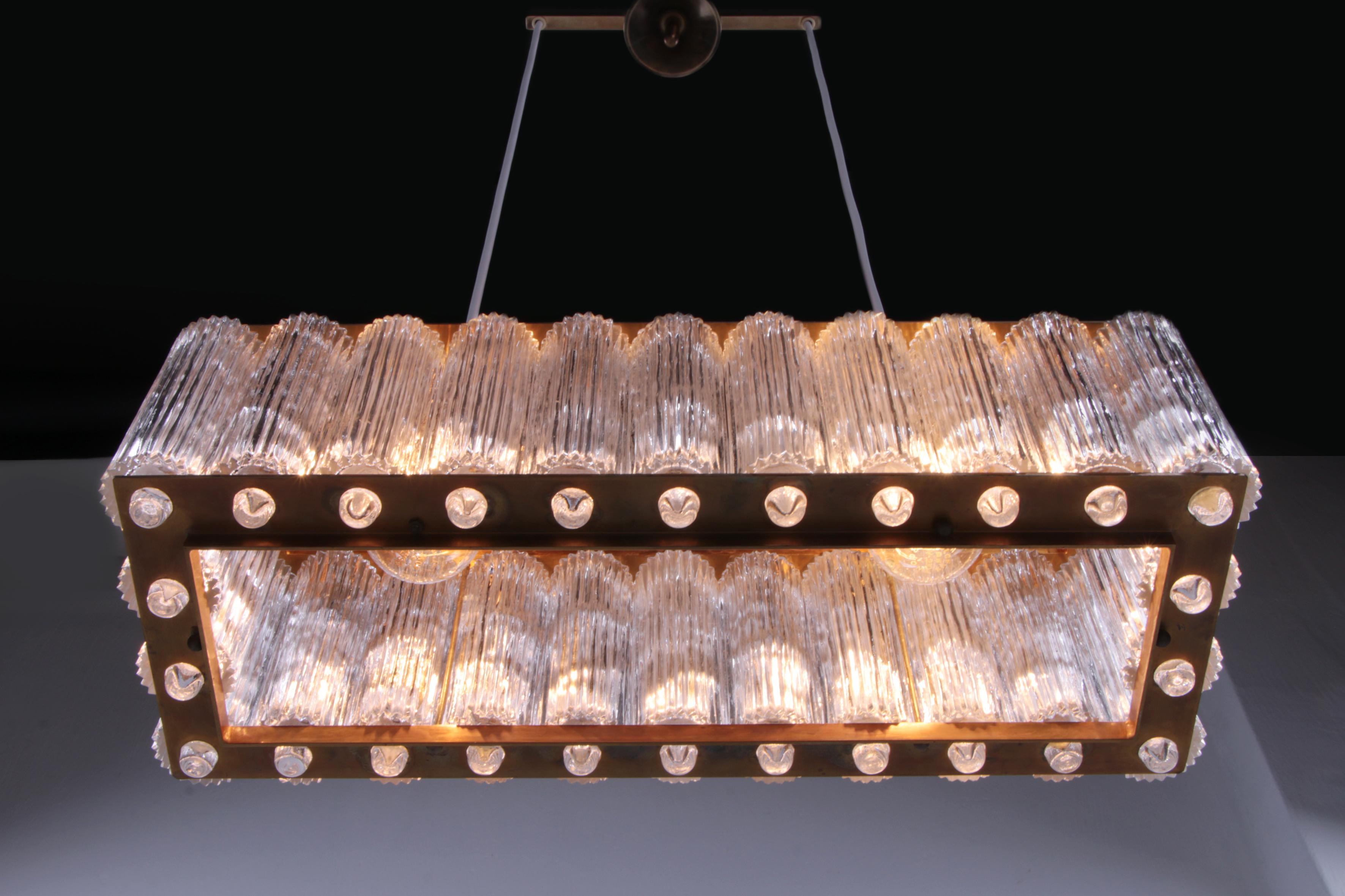 Rare Rectangular Pendant Lamp Nordlys Light by Eric Warna For Sale 10