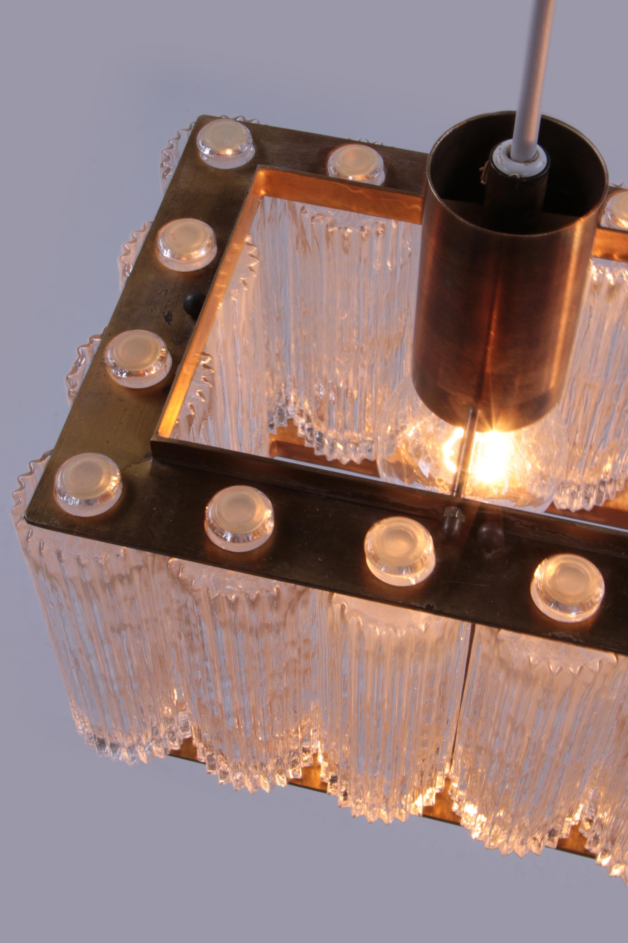 Rare Rectangular Pendant Lamp Nordlys Light by Eric Warna For Sale 12