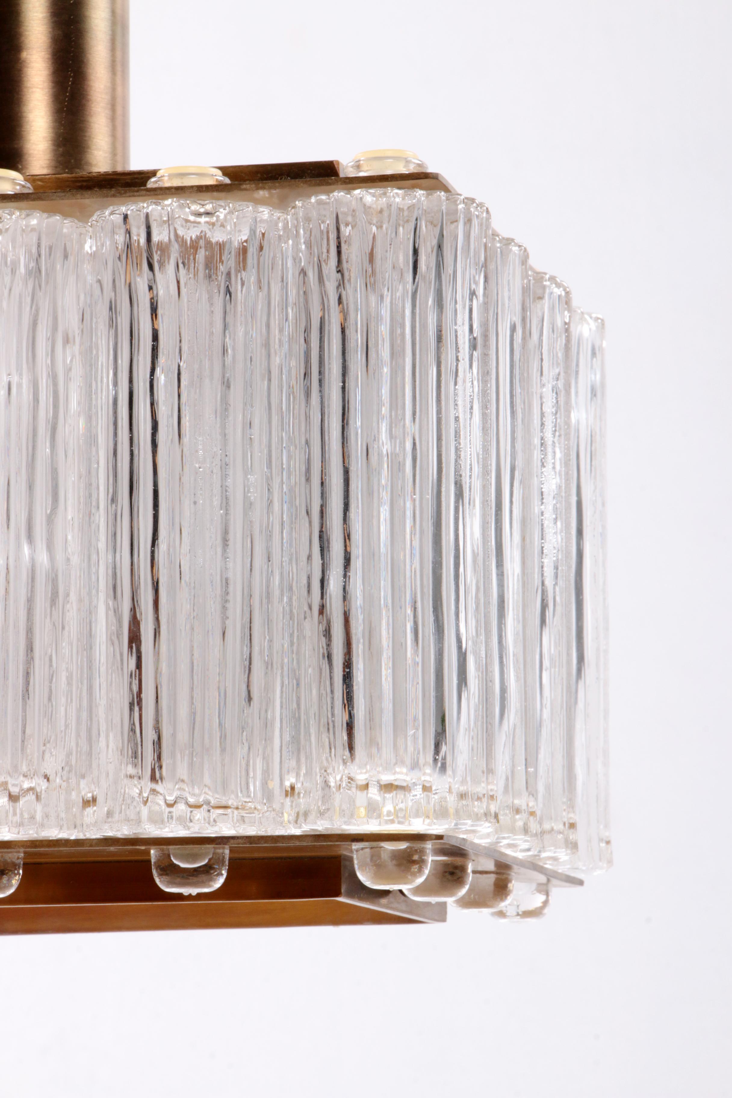 Rare Rectangular Pendant Lamp Nordlys Light by Eric Warna For Sale 2