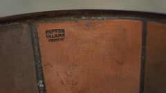 Rare red ceramic coffee table by Roger Capron