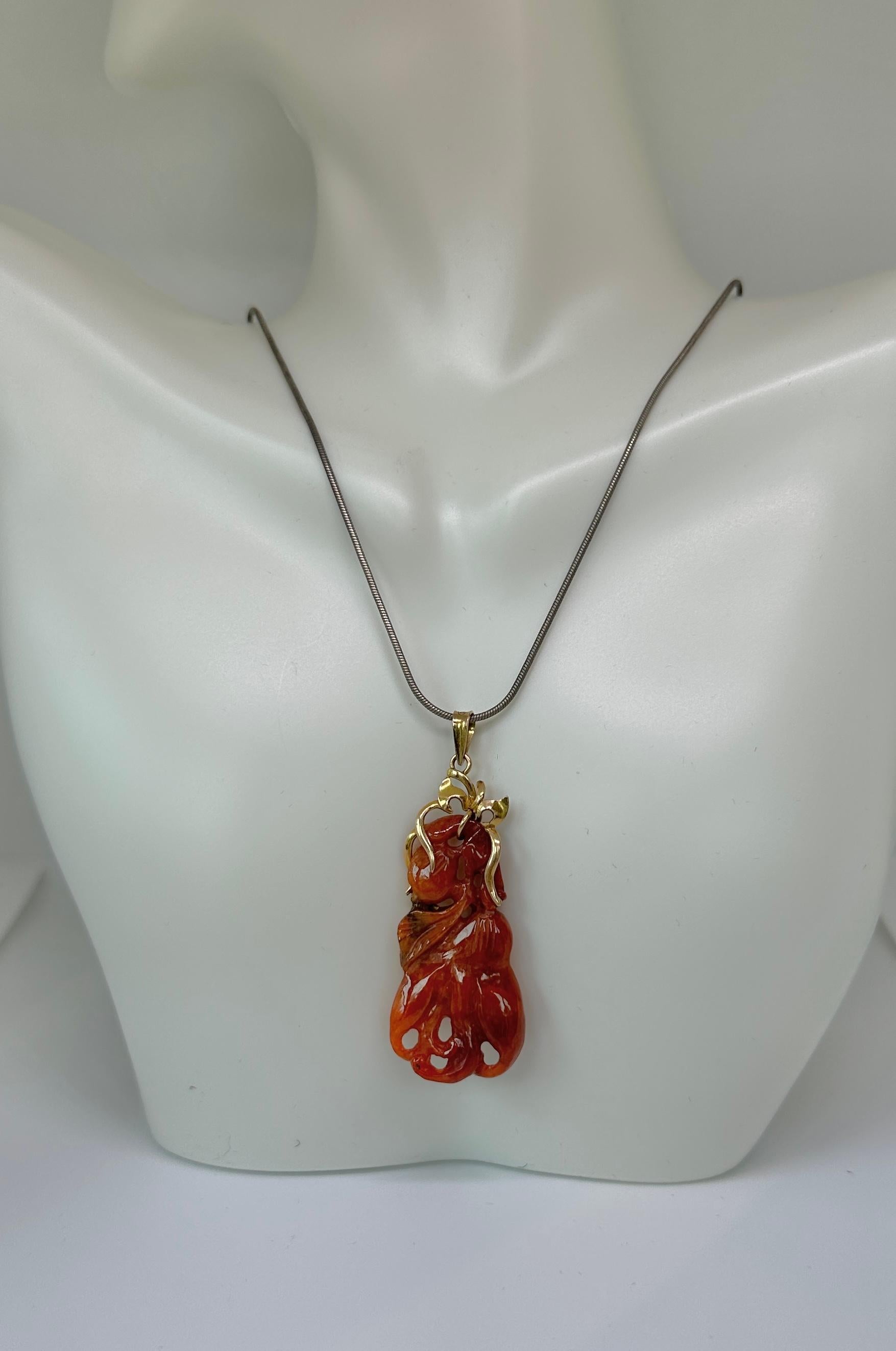 red jade necklace