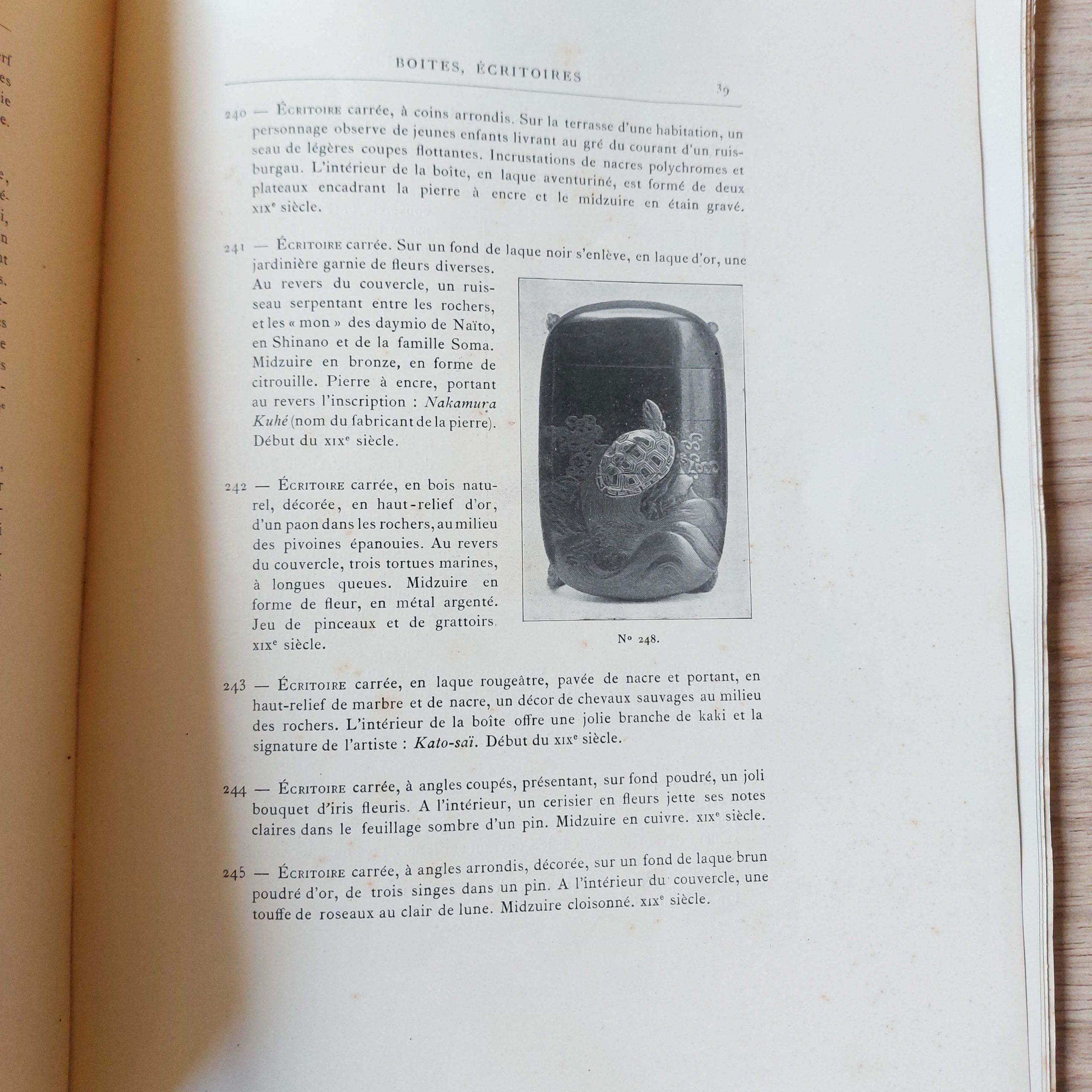20th Century Rare Reference Book Japanese Chinese Art - Collections Jean Dollfus, 1912 For Sale