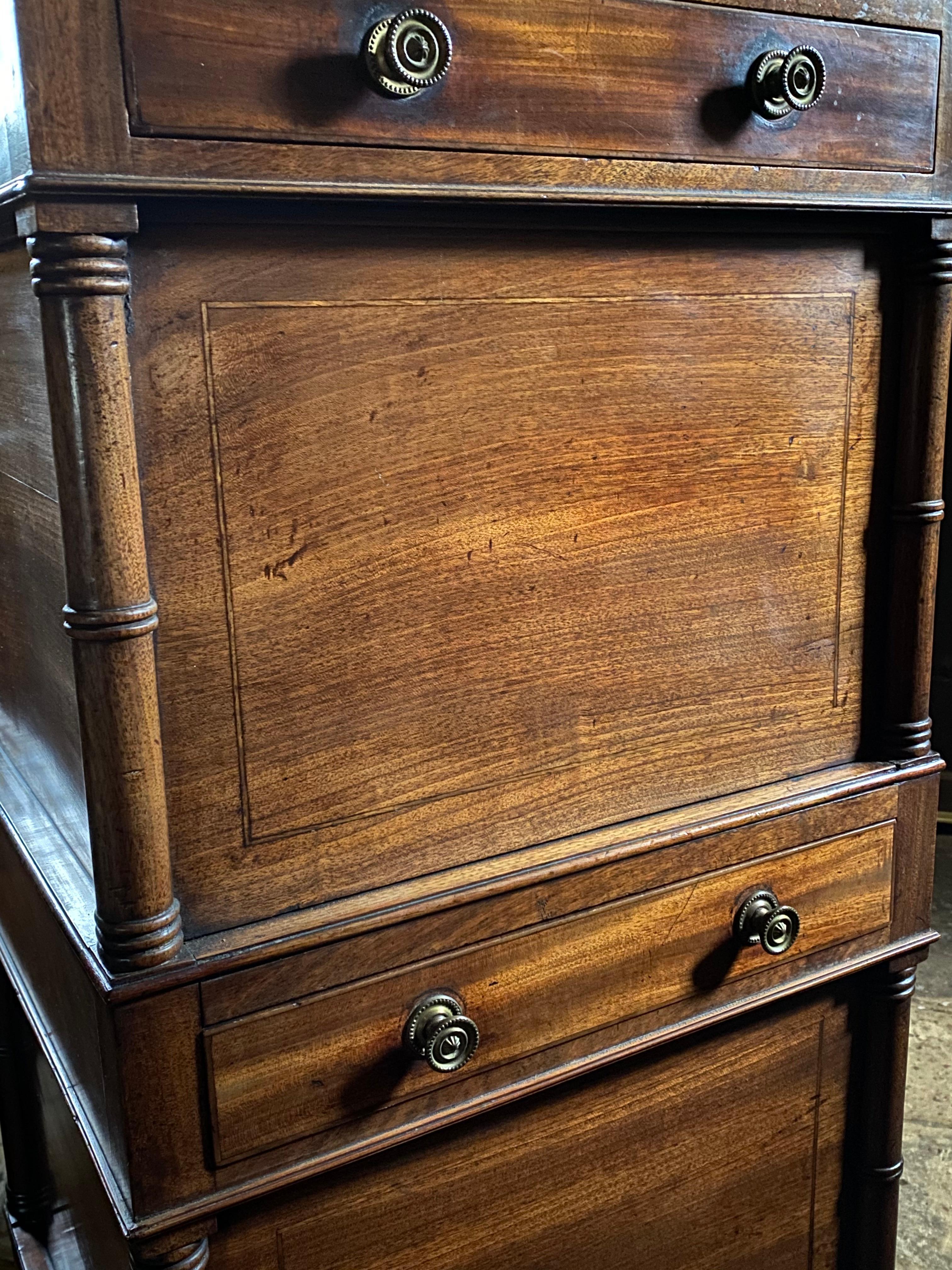 Early 19th Century Rare Regency Period Mahogany Whatnot or Étagère