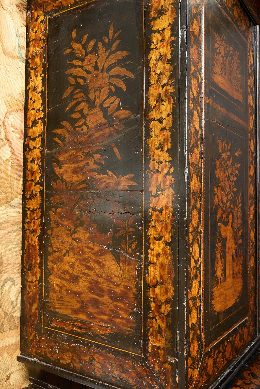 Rare Regency  Cabinet de collection de plumes sur Stand, Chinoiserie en vente 9