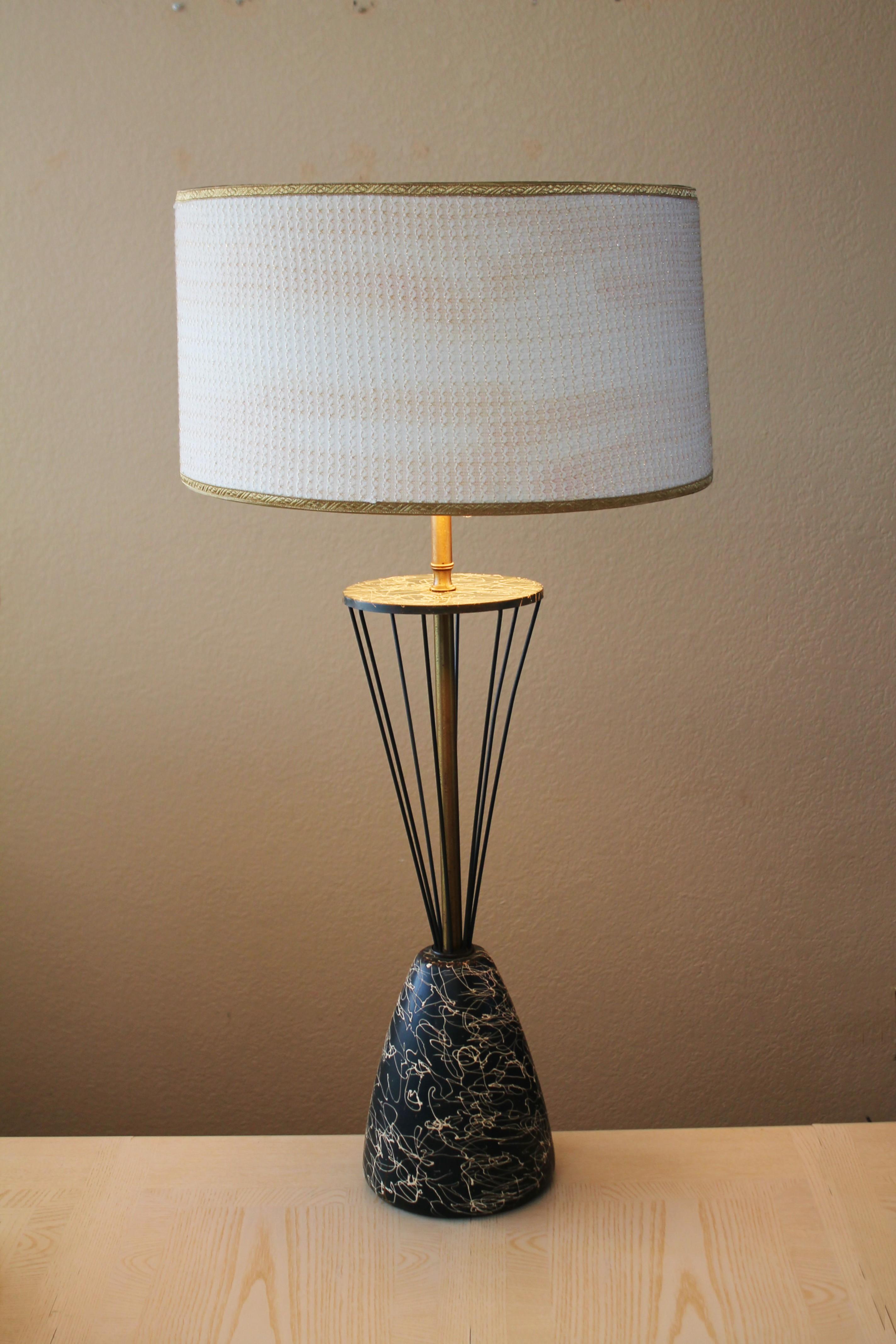 Seltene Rembrandt-Lampe! Ikonische Mid-Century-Modern-Lampe „Twilight Zone“ MCM 1950er Jahre im Angebot 6