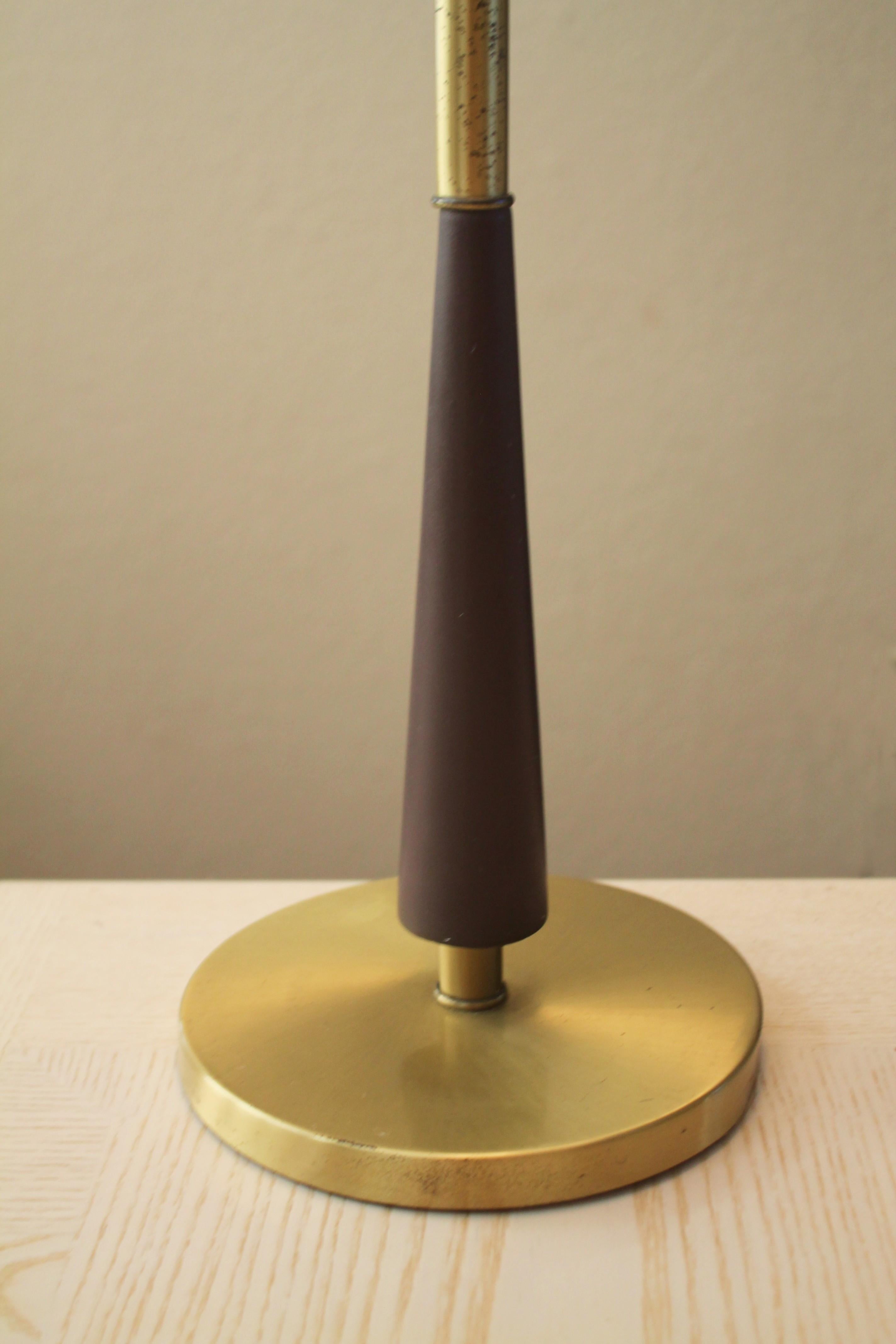 American Rare Rembrandt Mid Century Modern Table Lamp! Atomic Ranch Decor! MCM 1950s For Sale