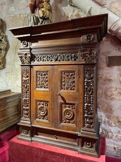 Rare Renaissance Florentine Cabinet with Certosina Decoration