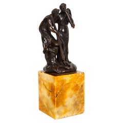 Seltene norditalienische Renaissance-Bronzeskulptur eines Engels, 16./17. Jahrhundert