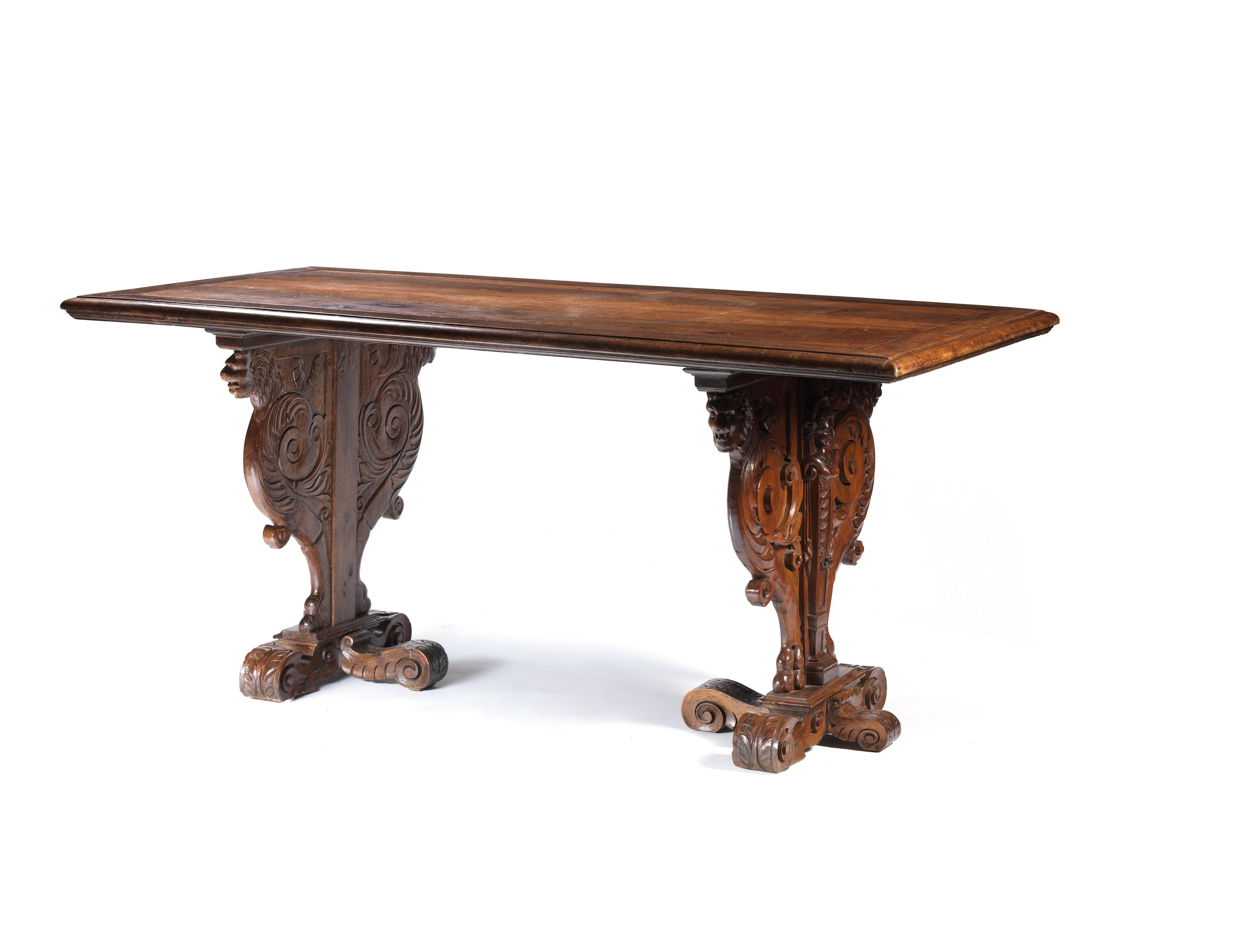 18th Century and Earlier Rare Renaissance Table from Hugues Sambin School For Sale