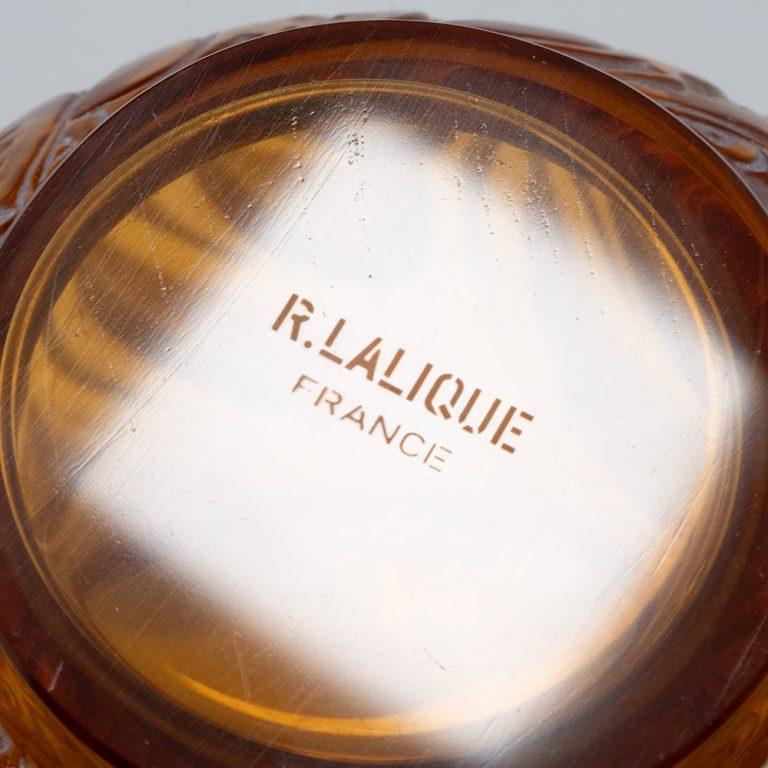 Raro vaso di Bresse di Rene Lalique 1931 Marcilhac 1073 2