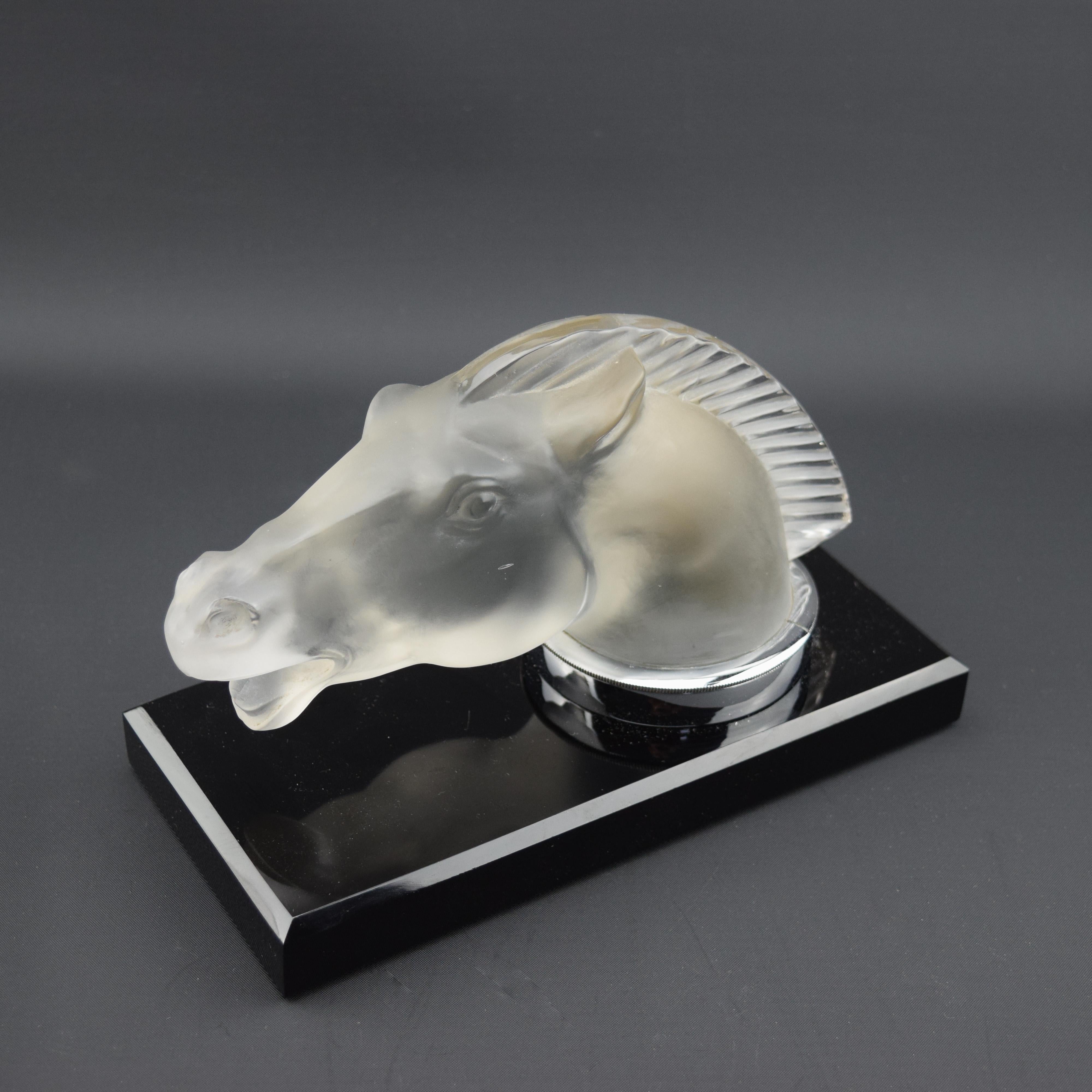 Rara mascota de coche Rene Lalique Epsom C1929 en venta 1