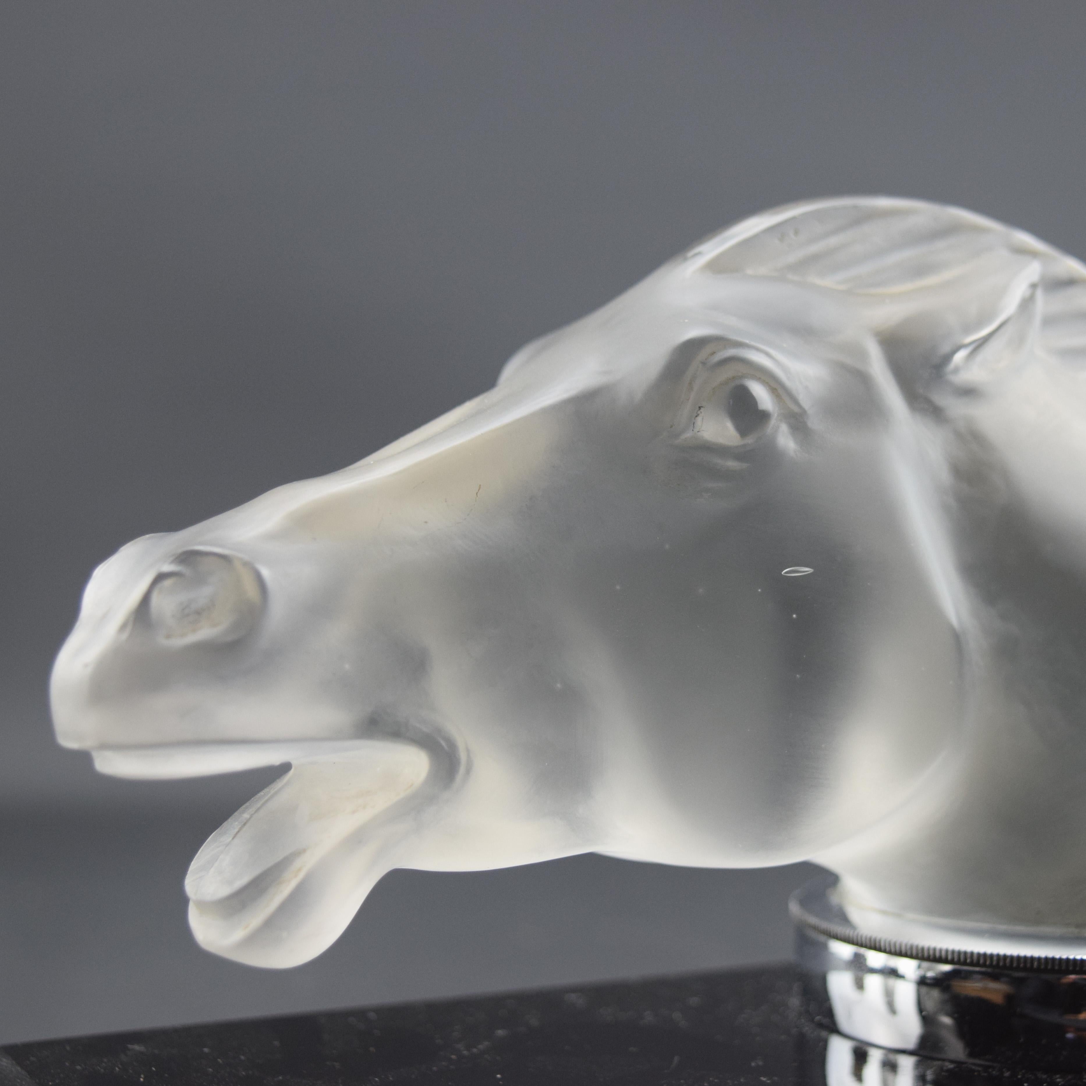 Rara mascota de coche Rene Lalique Epsom C1929 en venta 3