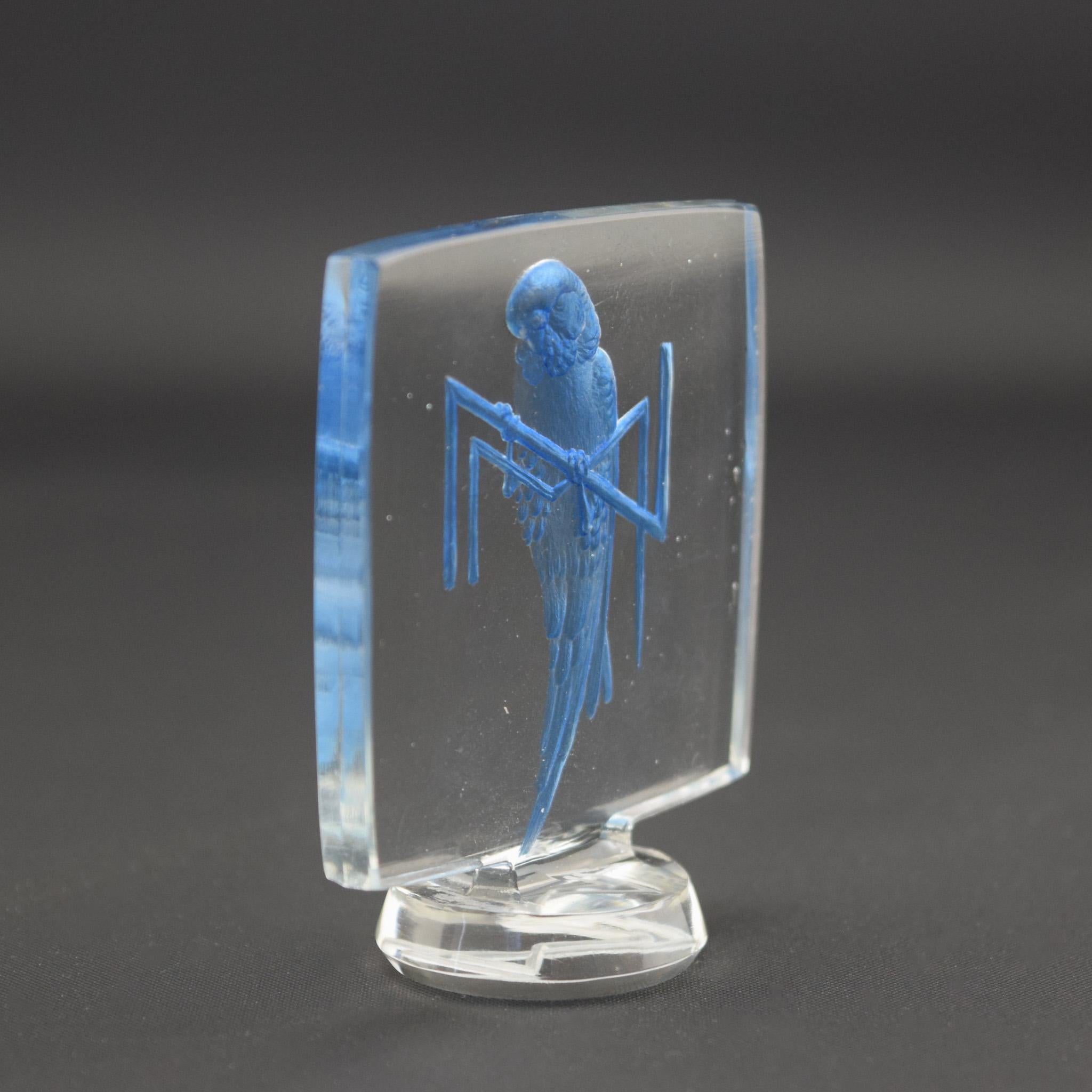 Art Deco Rare Rene Lalique Peruche seal C1919 For Sale