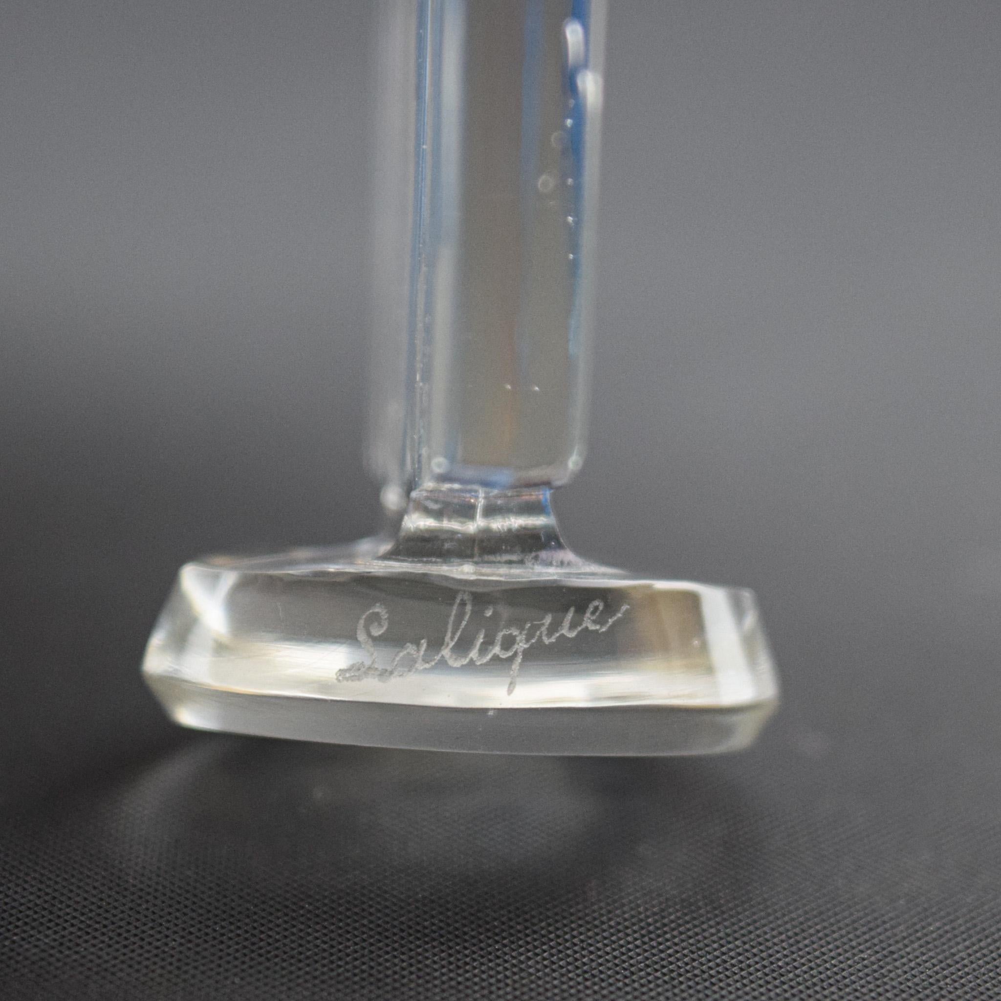 Early 20th Century Rare Rene Lalique Peruche seal C1919 For Sale
