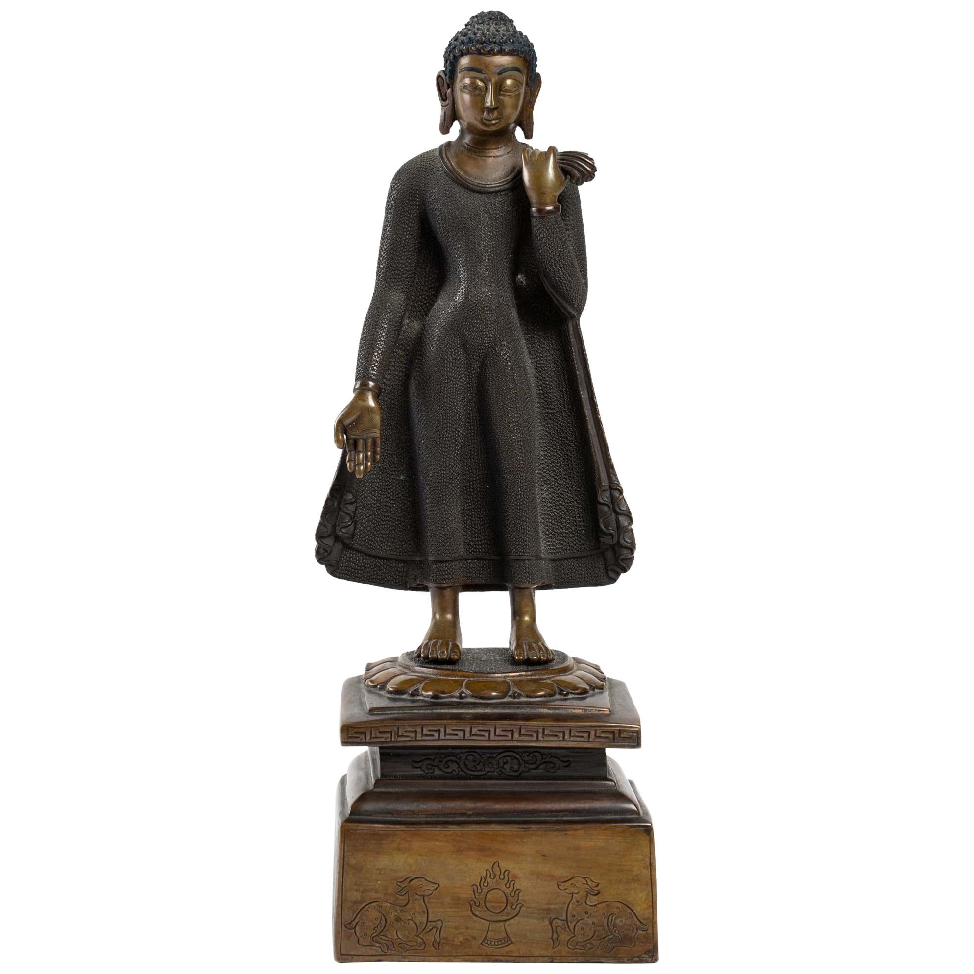 Rare Representation of a Standing Buddha