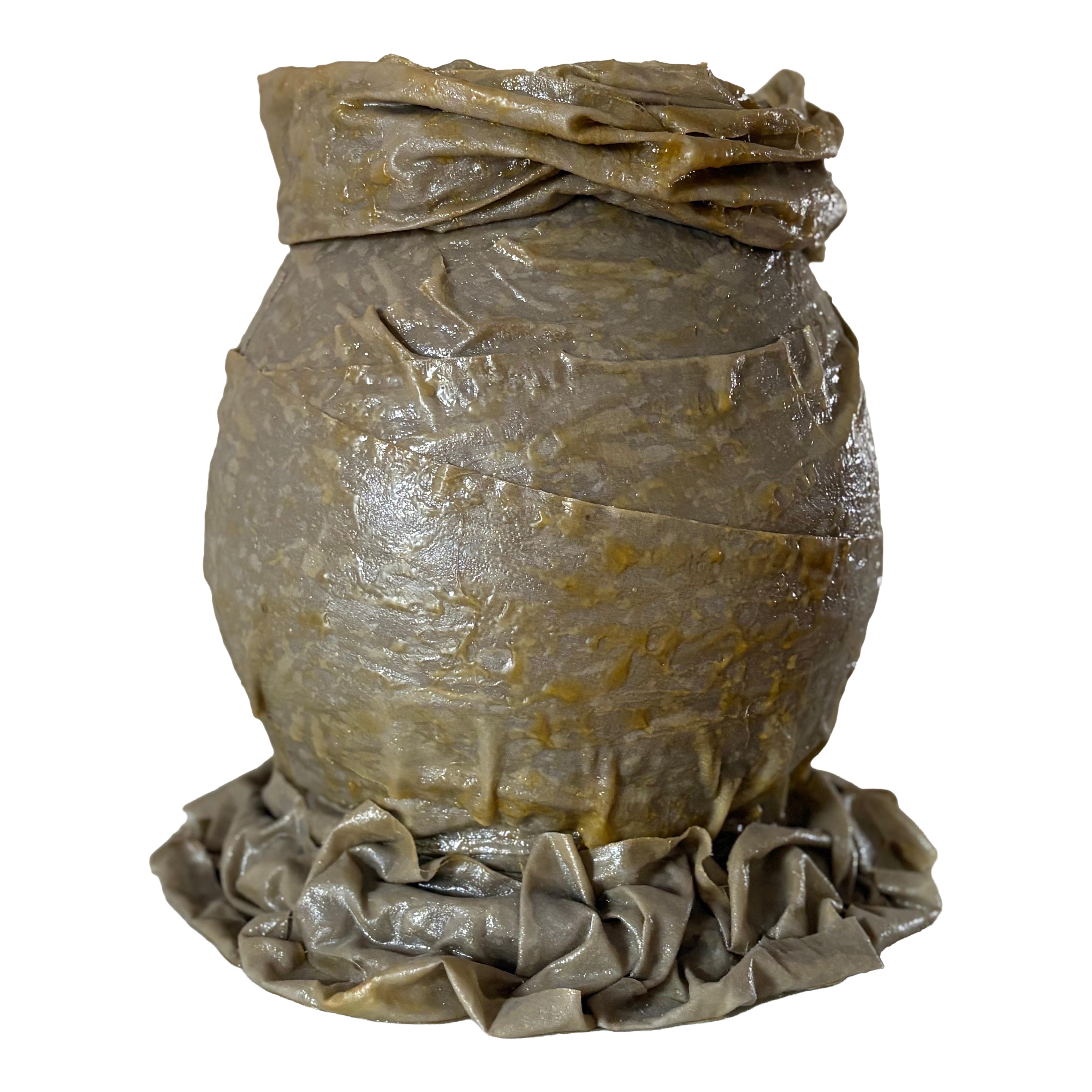 Raro vaso in resina e tessuto di Gaetano Pesce per Meritalia, 2004 in vendita