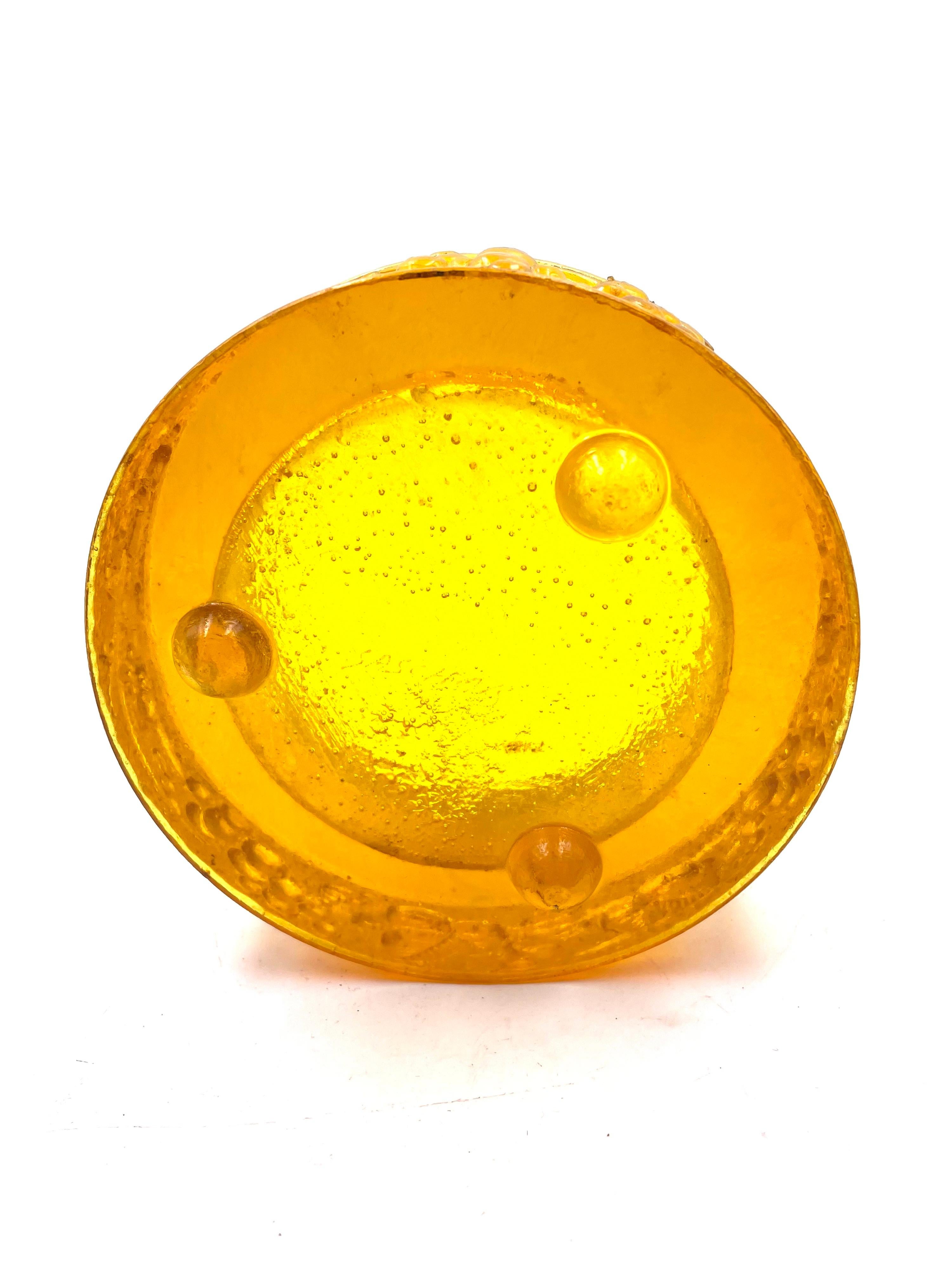 Post-Modern Rare Resin Bowl Catch it All by Sascha Brastoff Signed