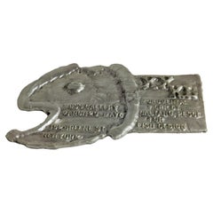 Invitation d'exposition rare de Gaetano Pesce pour Fish Design