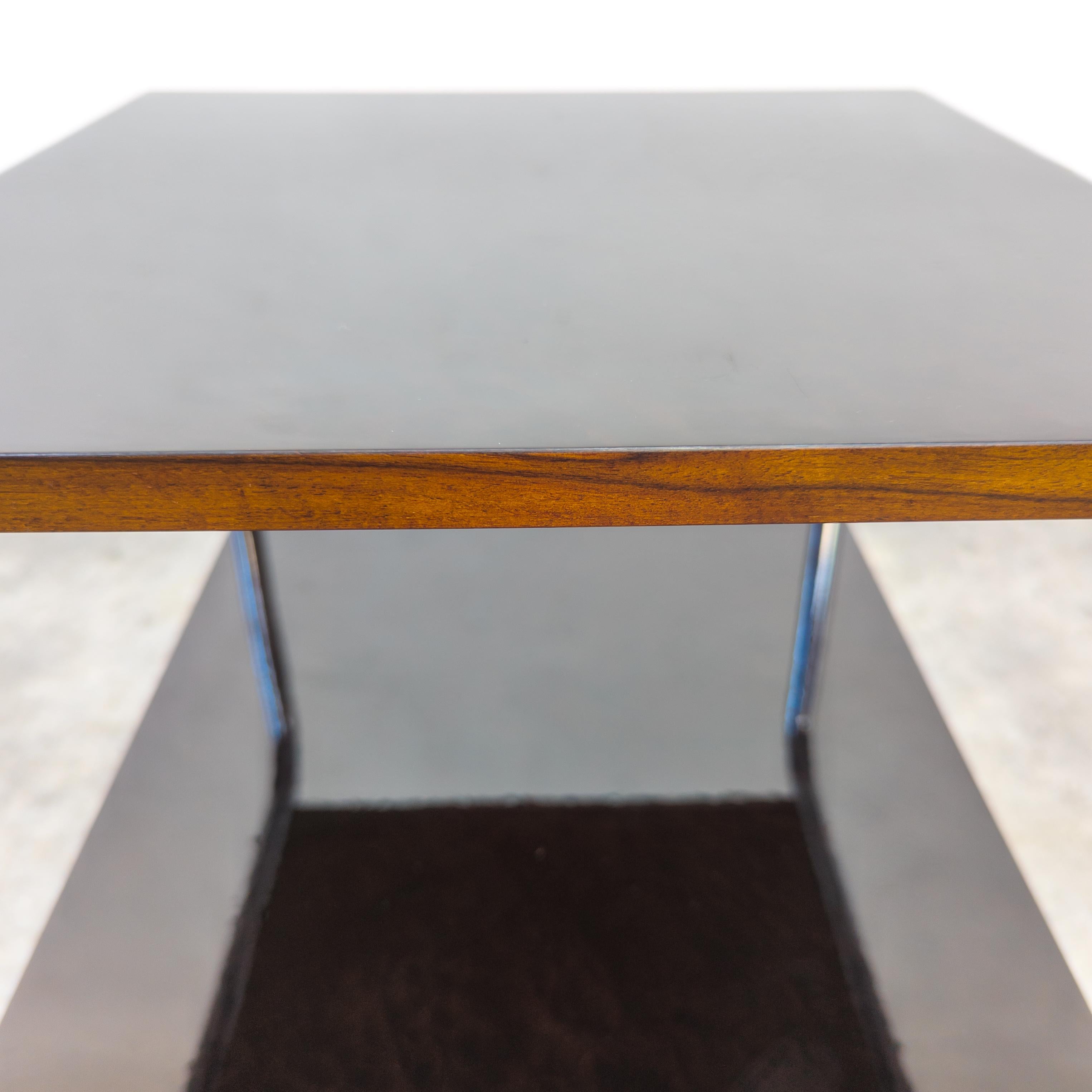 Rare restored Bauhaus tubular steel side table by Marcel Breuer  For Sale 4