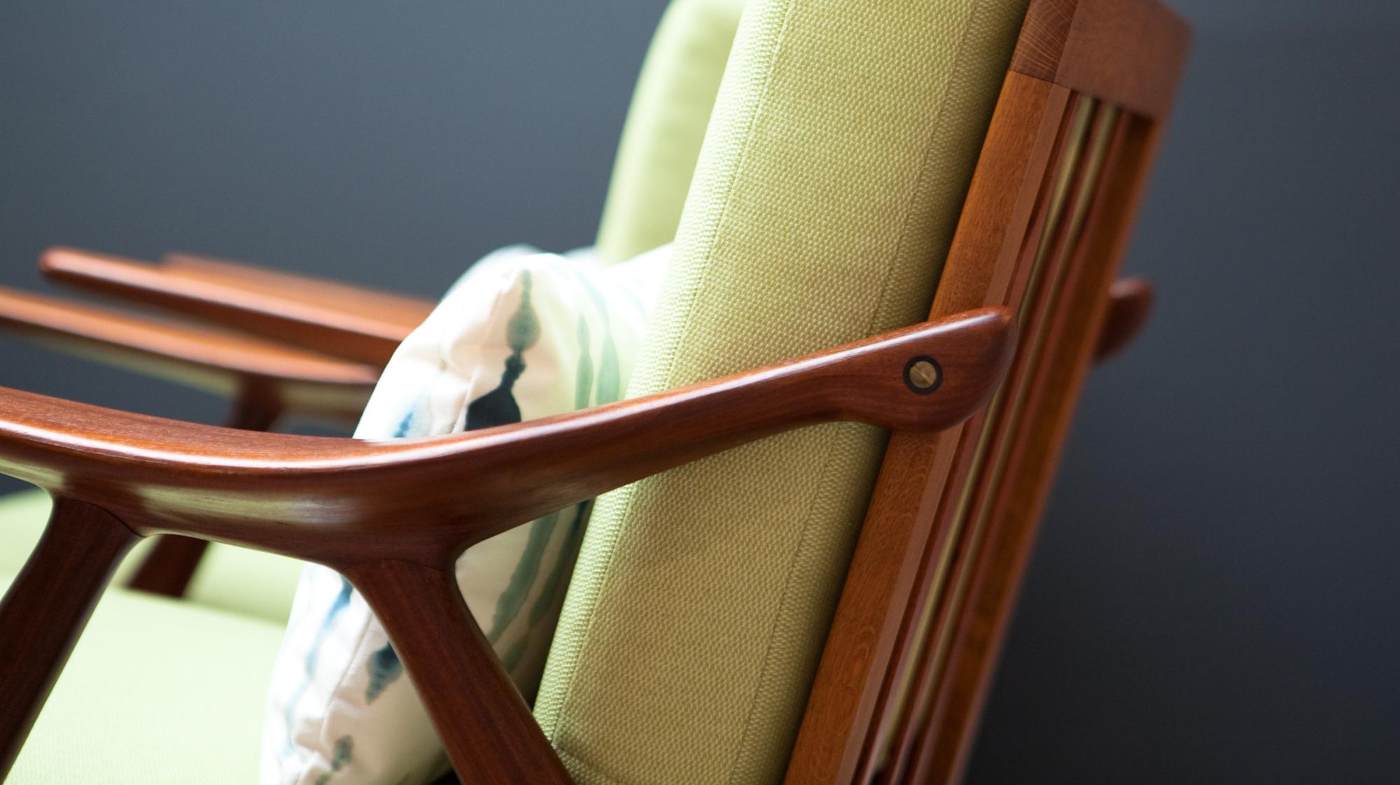 Rare Restored Danish Teak Sofa and Pair of Lounge Chairs by Arne Hovmand-Olsen 7