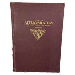 Antique Rare Reynolds
 After-War Atlas and Gazetteer of the World 1919