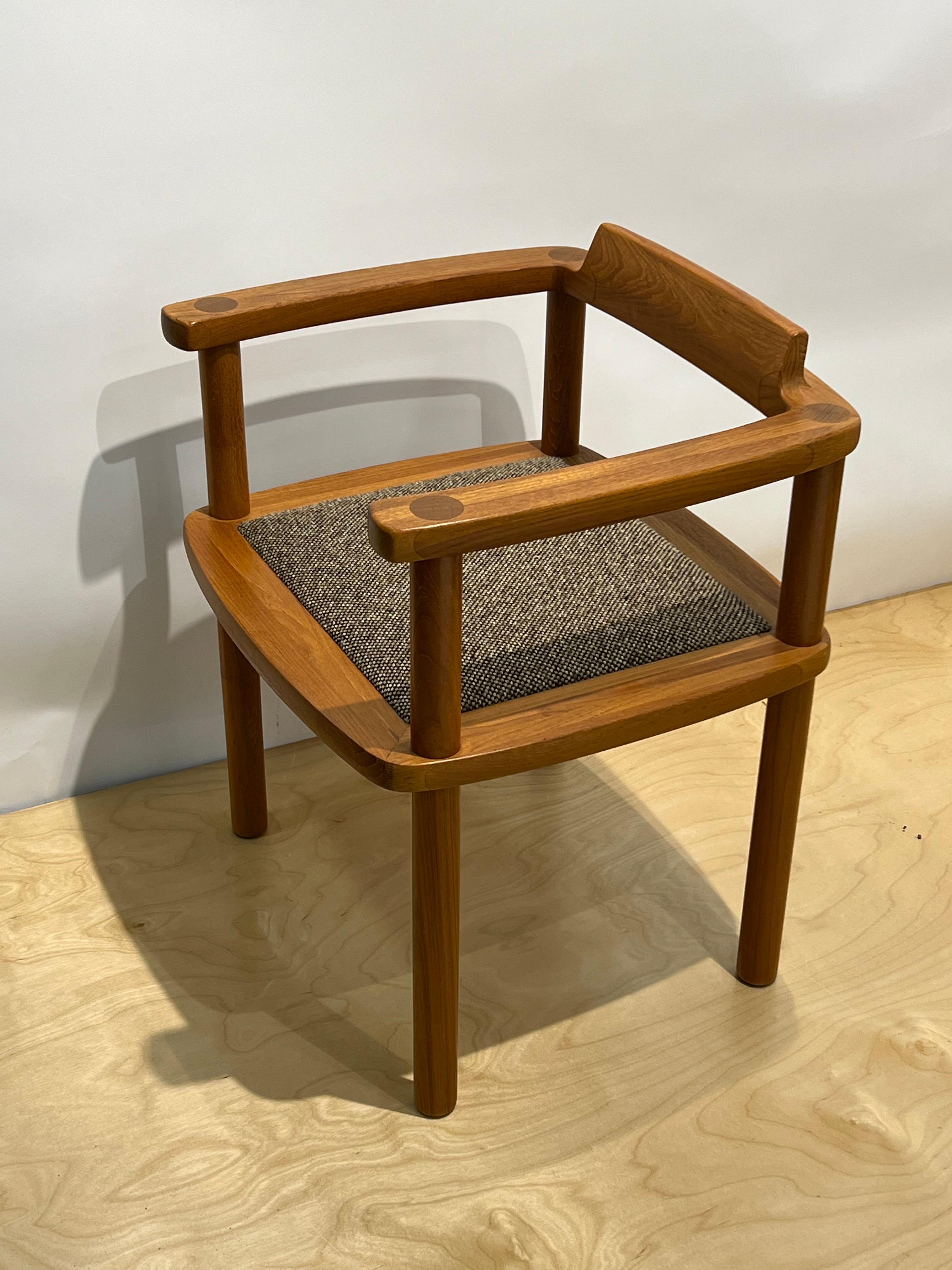 Danish Rare Richard Nissen Teak Arm Chair c1979 Denmark 