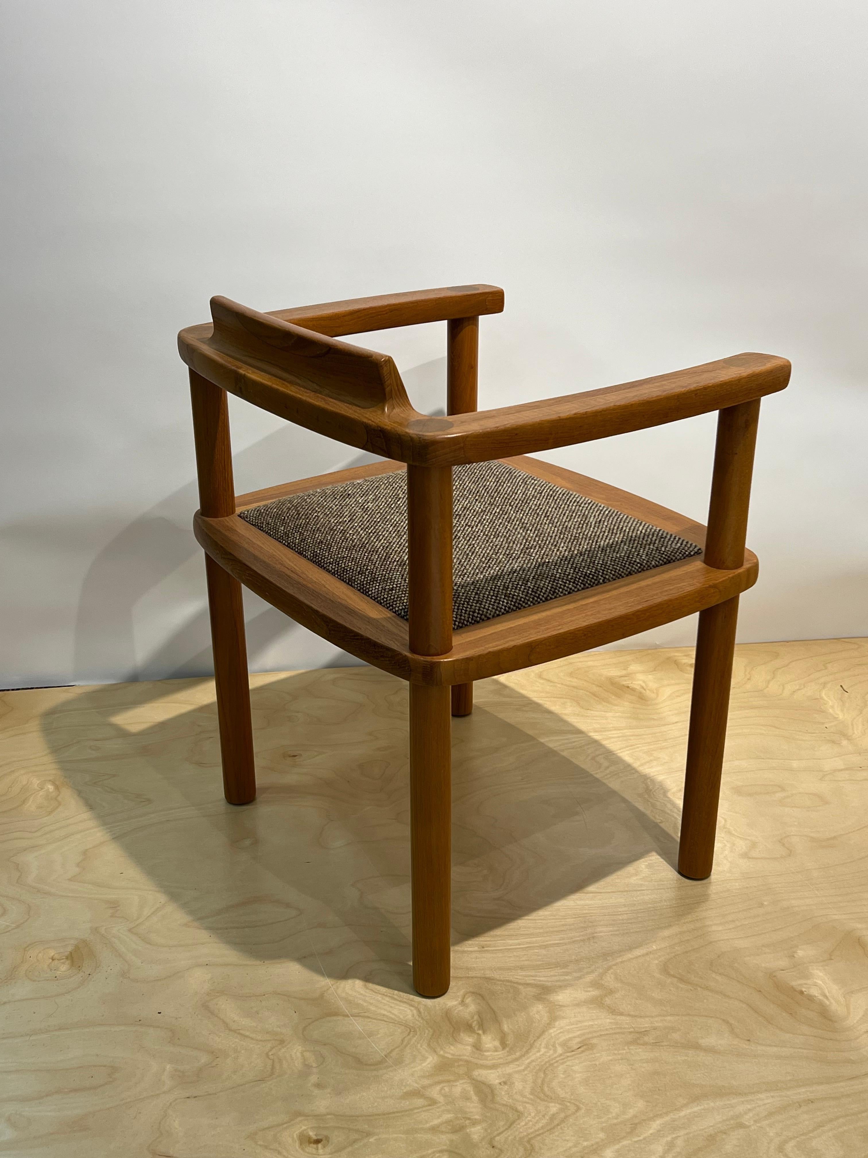 Rare Richard Nissen Teak Arm Chair c1979 Denmark  1