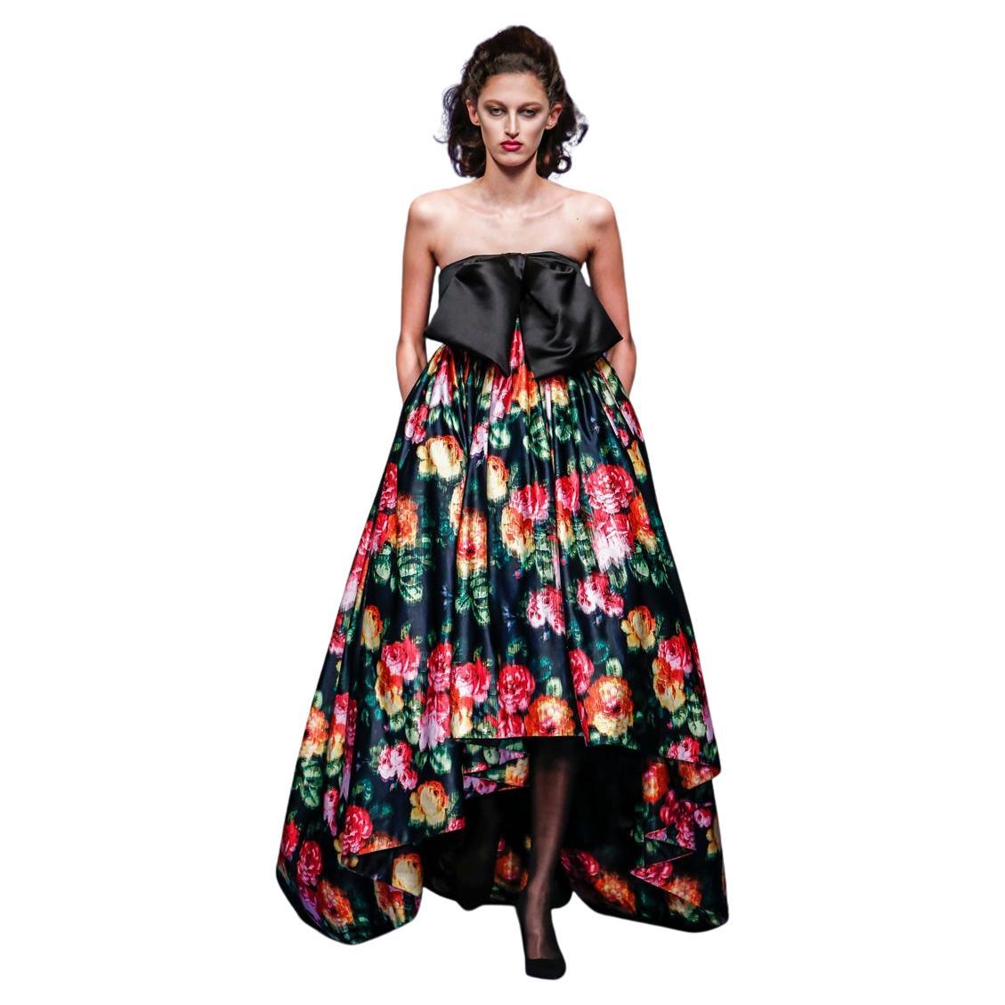 Rare Richard Quinn Runway Finale Fabulous Floral Ballgown   NWT en vente