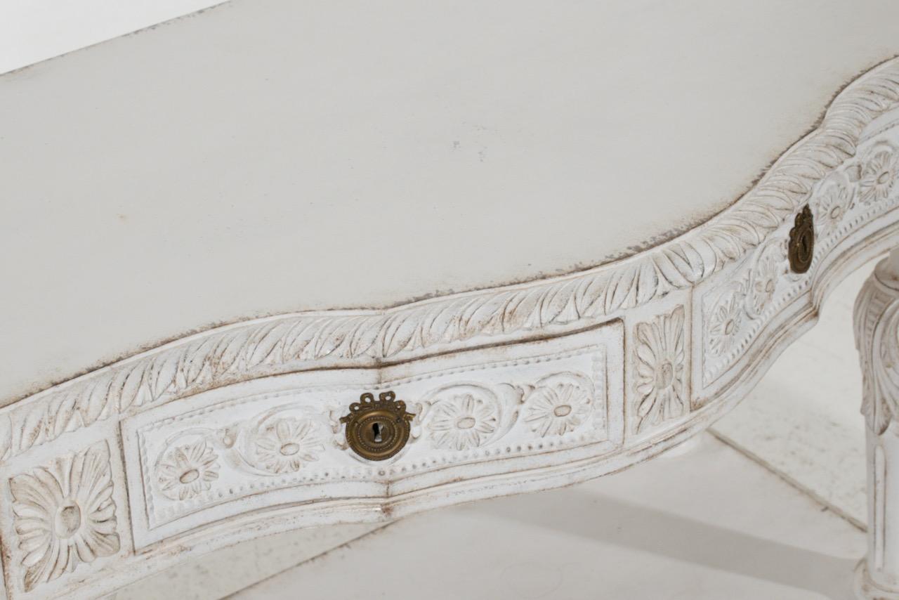 Rare richly carved console table, circa 100 years old. For Sale 1