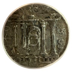 Antique Rare RM Jewish Judaea Silver Tetradrachm  AD 134–135  Hadrian Jewish Uprising