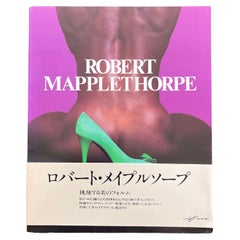 Livre de table Robert Mapplethorpe, anglais et japonais, couverture tendue 1987 