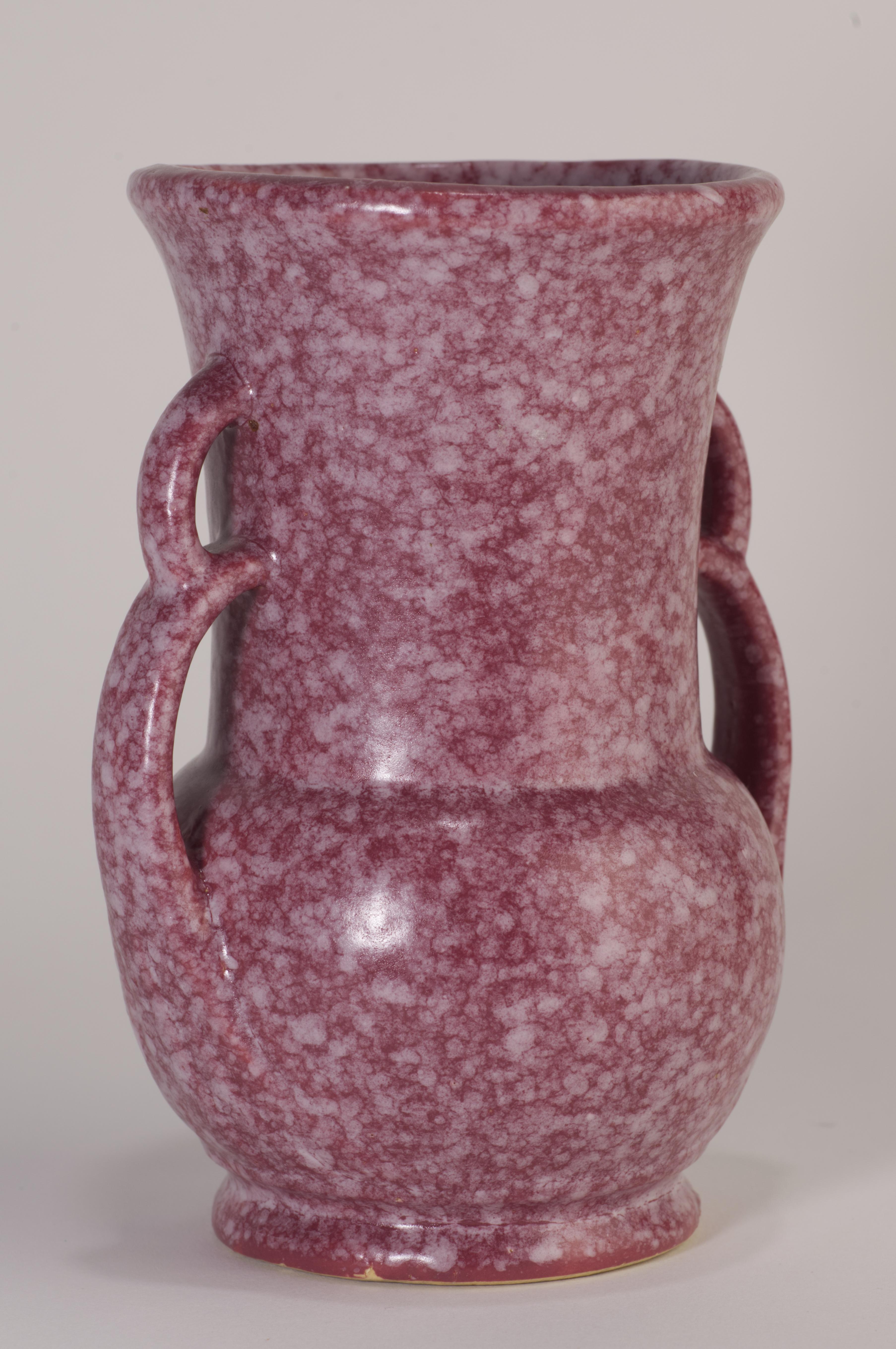 American Rare Robinson Ransbottom Art Deco Bud Vase, Roseville, Ohio Art Pottery For Sale
