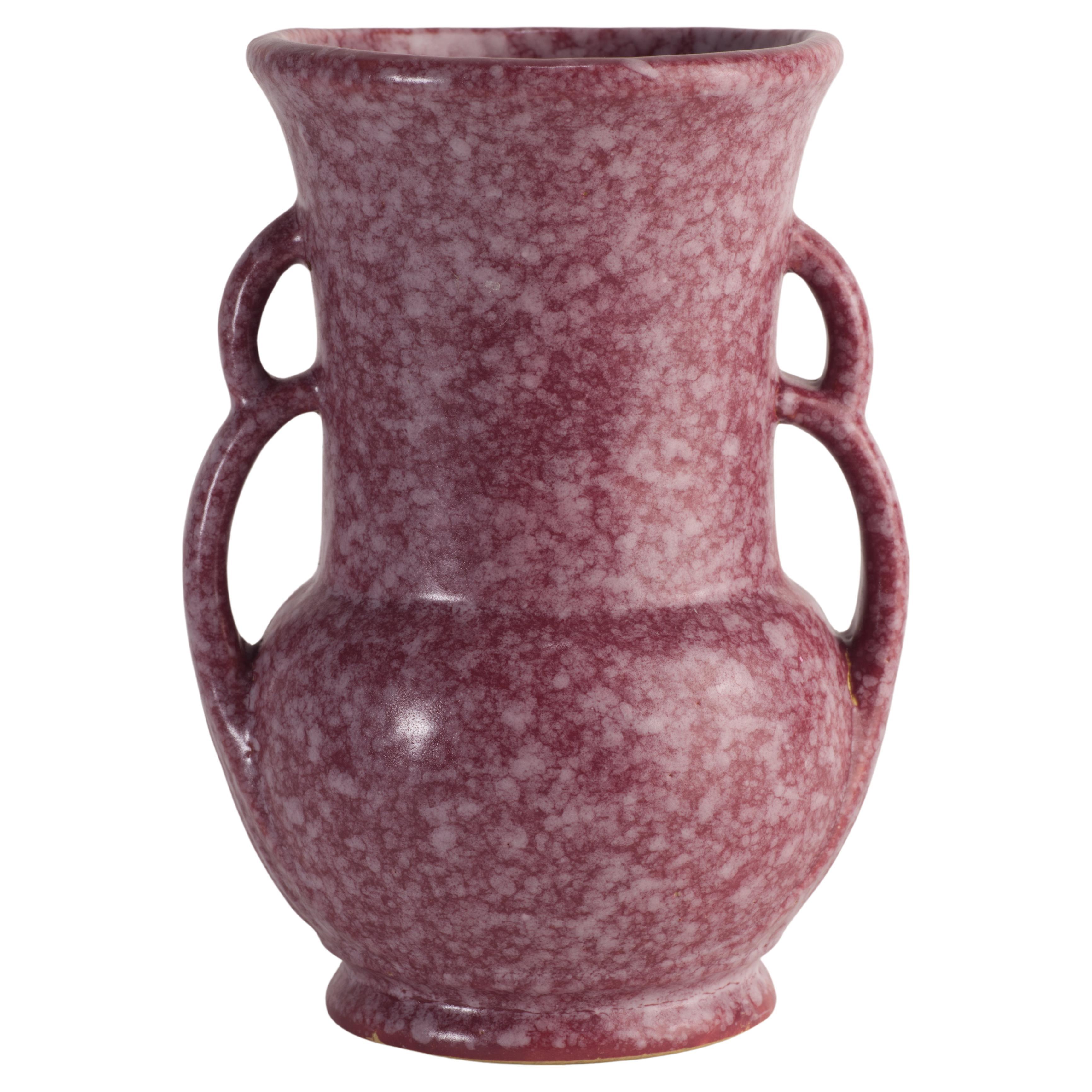 Rare Robinson Ransbottom Art Deco Bud Vase, Roseville, Ohio Art Pottery For Sale