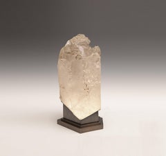 Rare Rock Crystal Sculpture Light by Phoenix